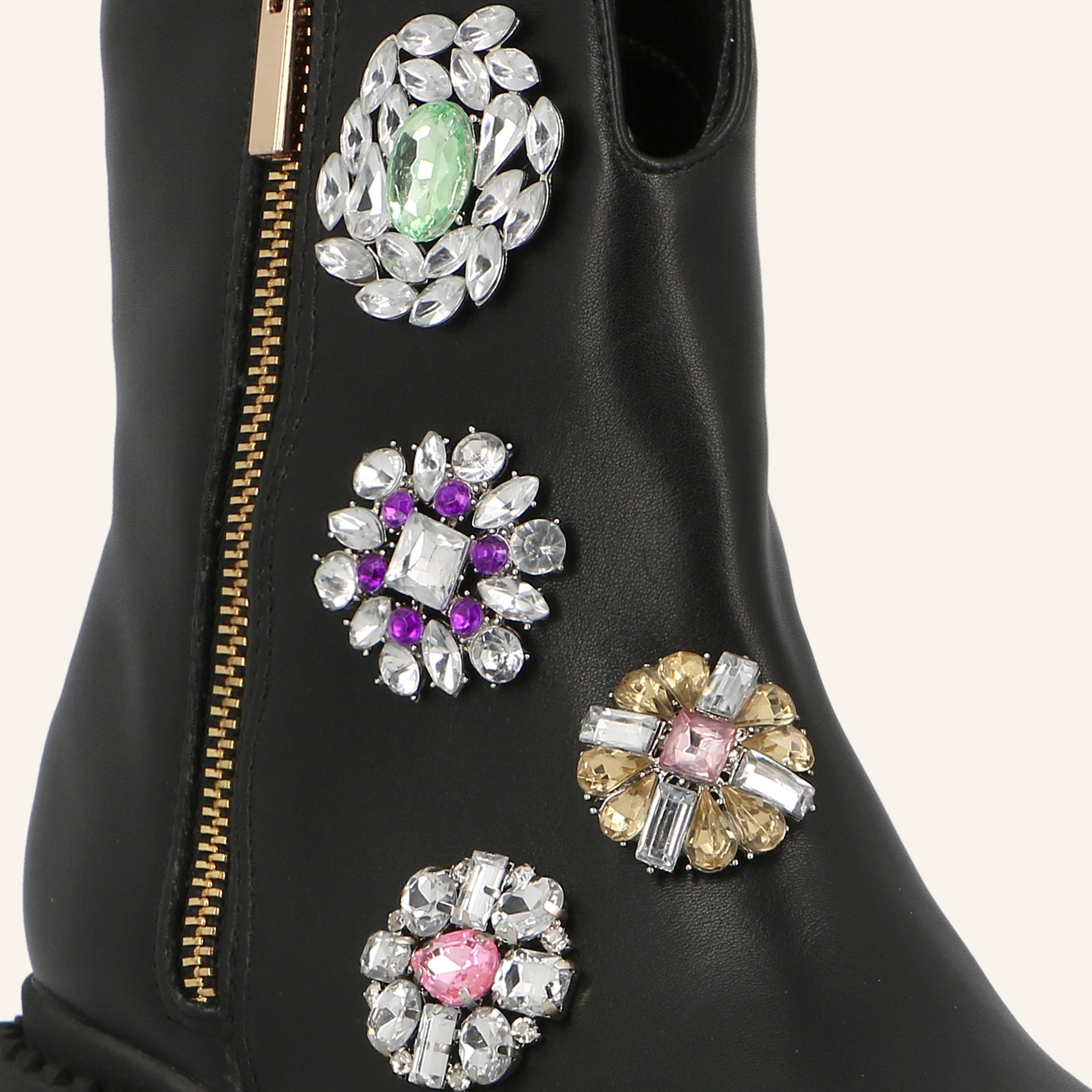 FILOMENA PATCH CRYSTALS BLACK