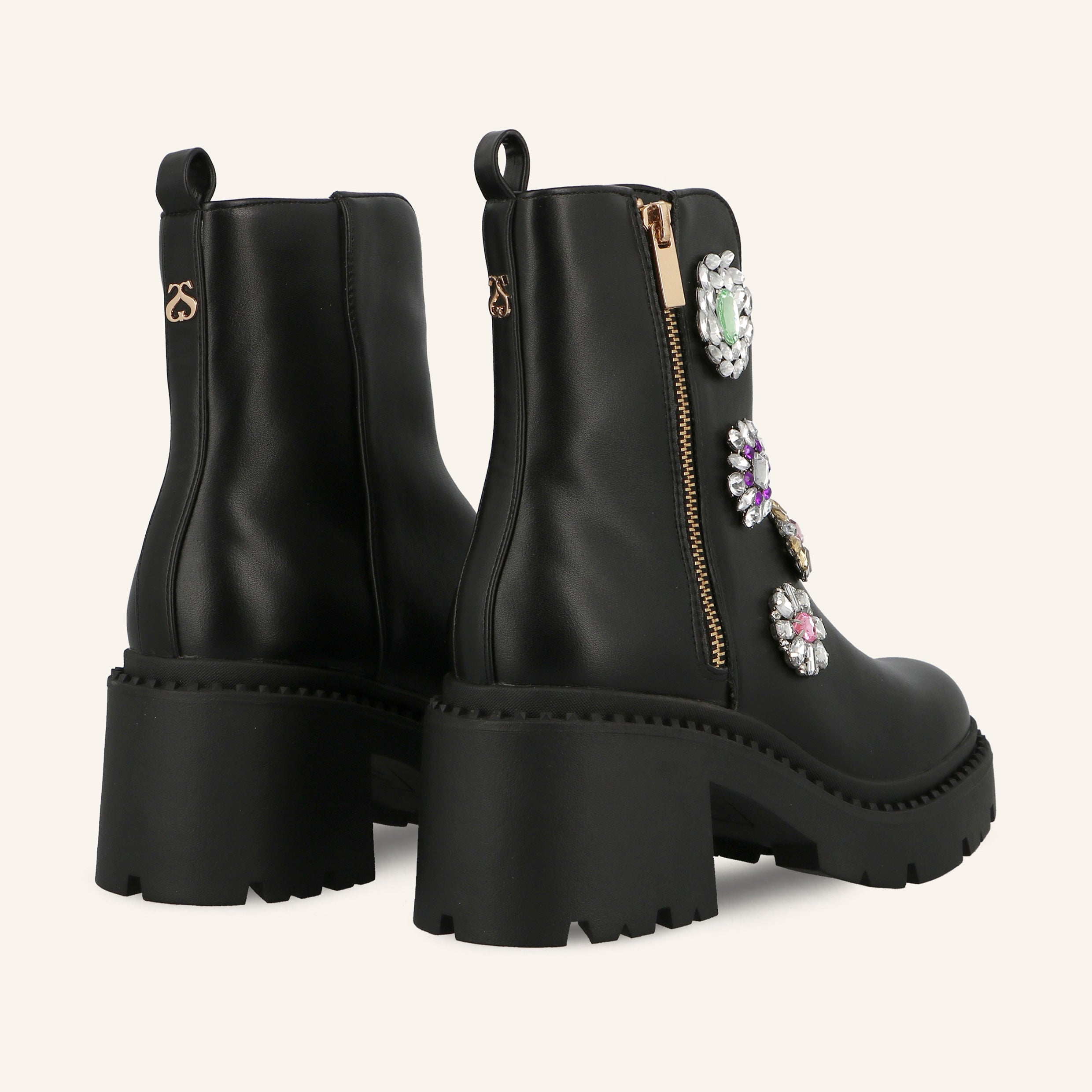 FILOMENA PATCH CRYSTALS BLACK