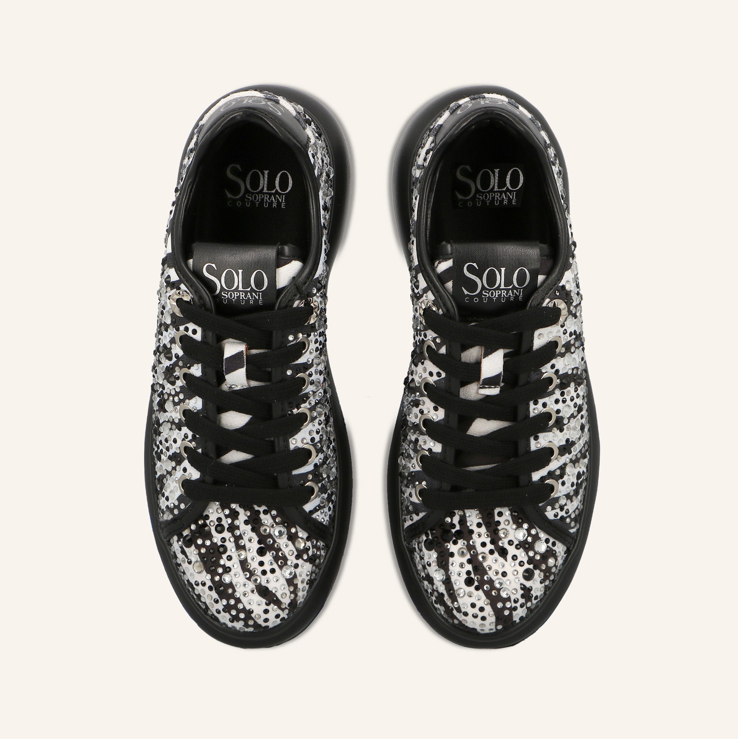 JAMINE CRYSTALS BLACK-WHITE