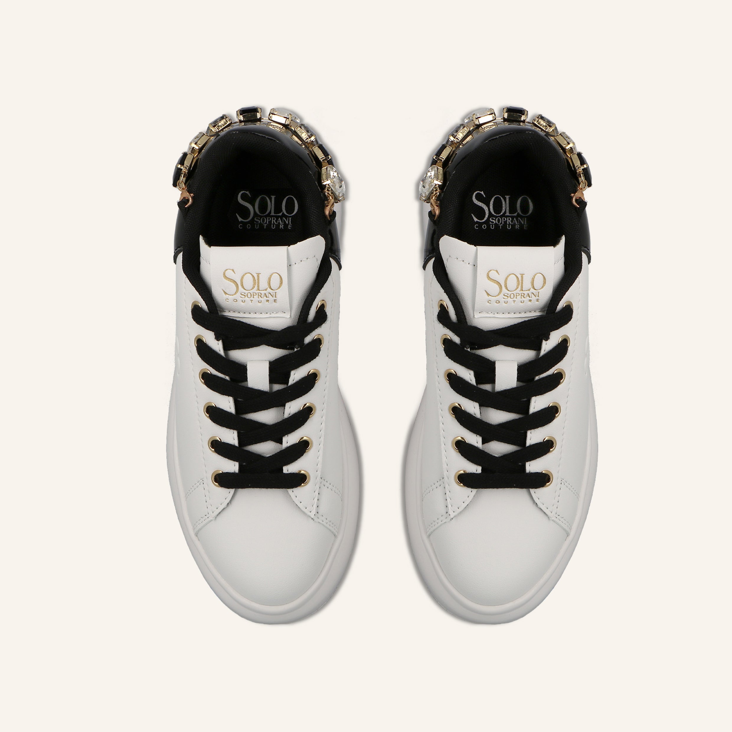 STAR GLITTER ACCESSORIES WHITE-BLACK