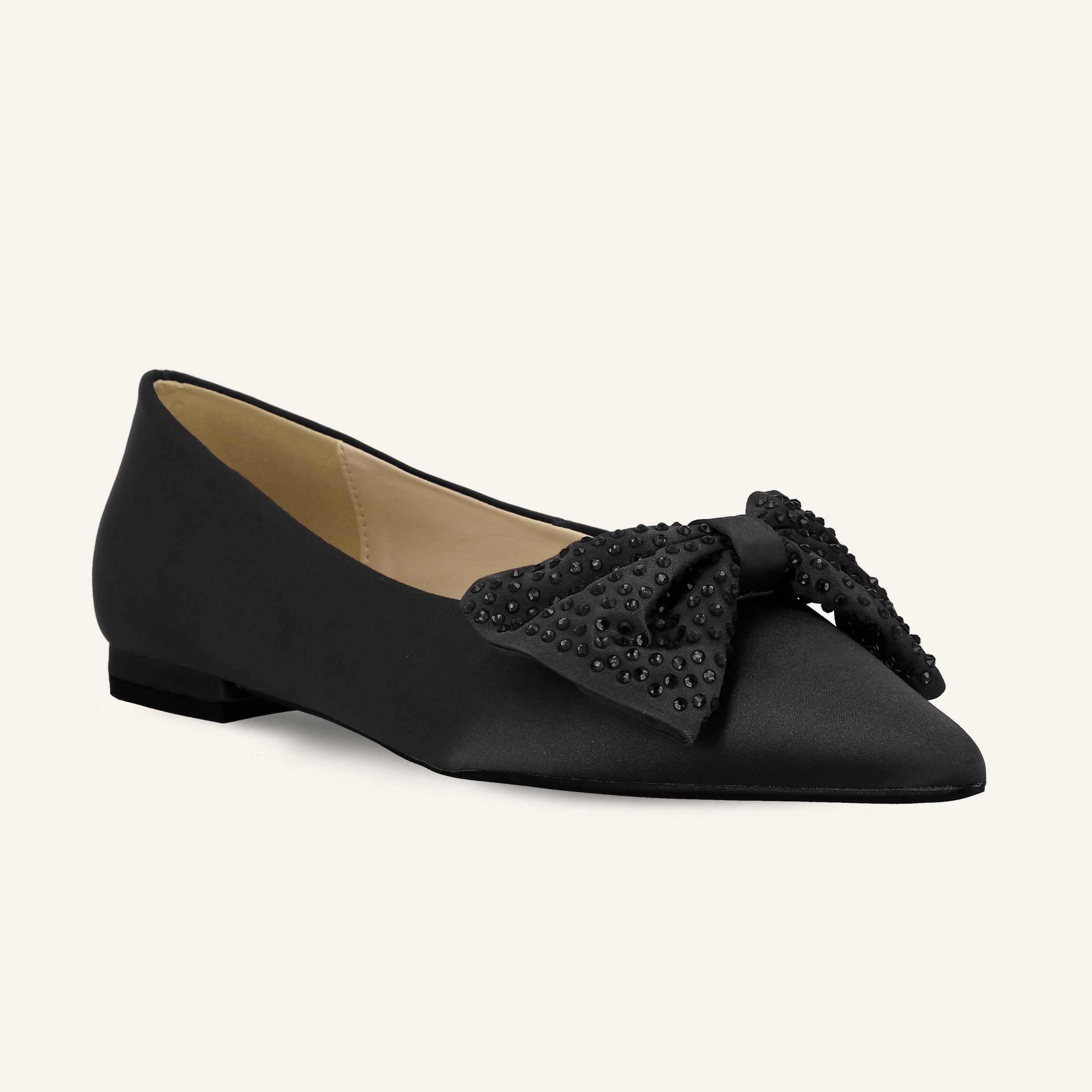 GRETA FLAKE SATIN BLACK