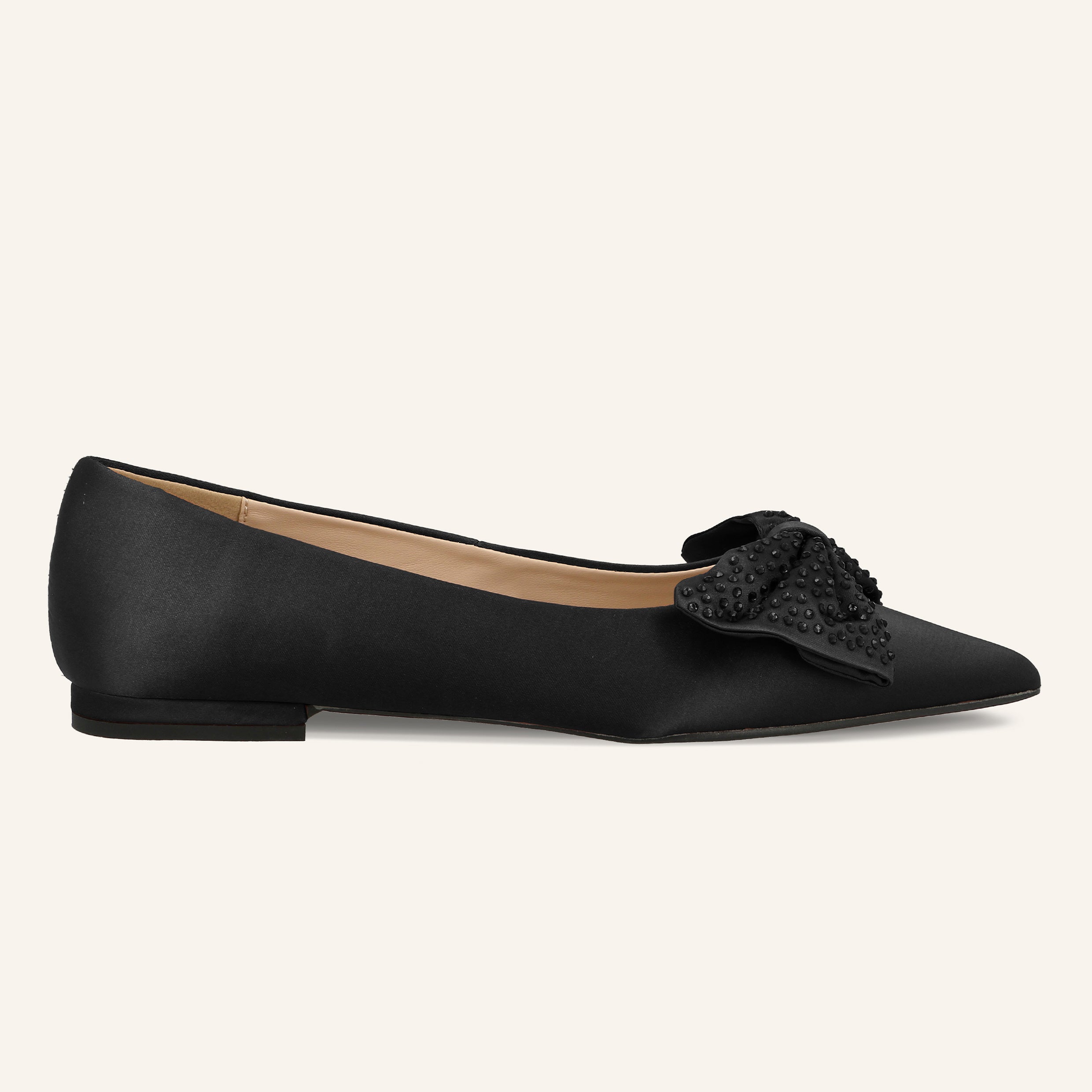 GRETA FLAKE SATIN BLACK