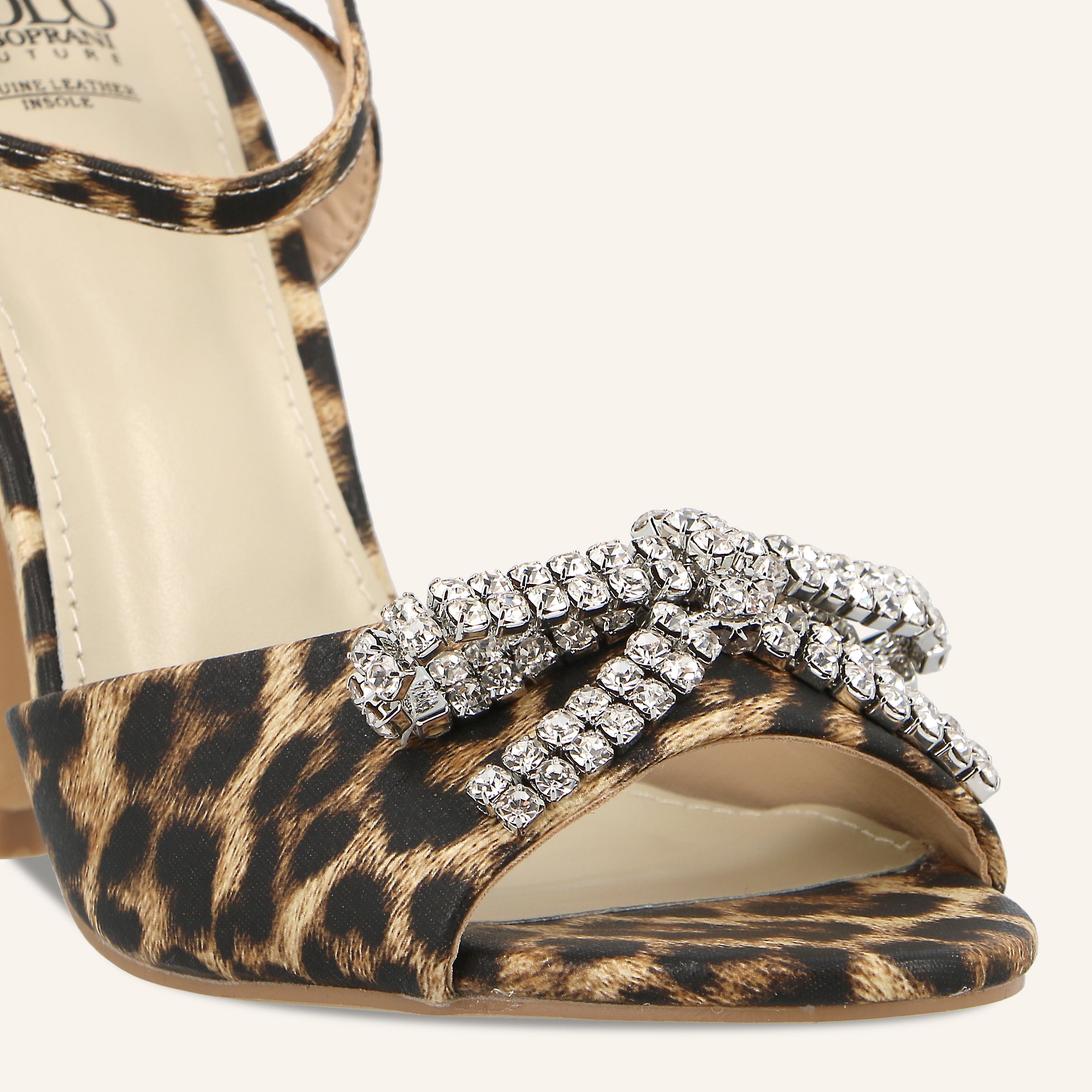 LANA MIX ACCESSORY LEOPARD - SANDALO DONNA