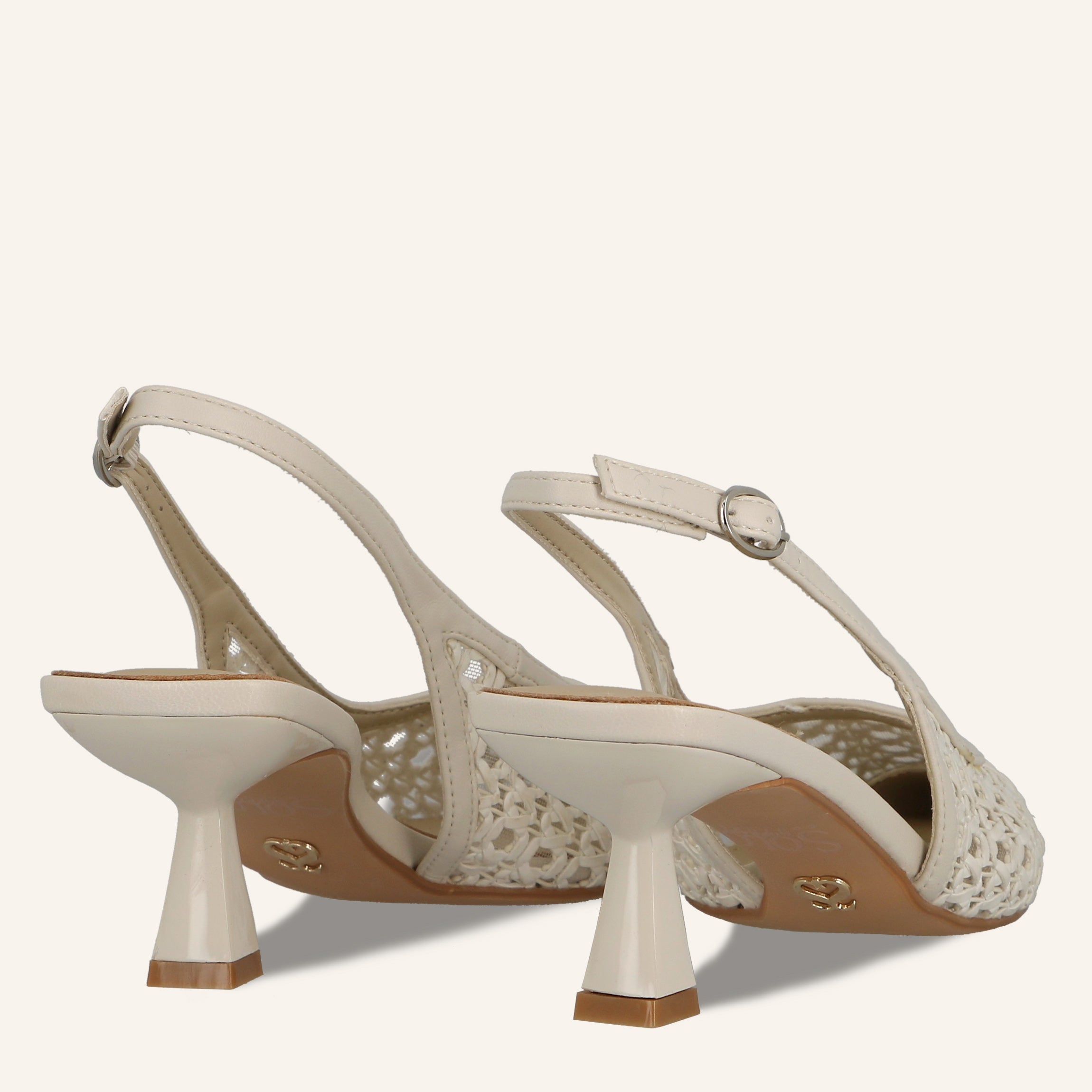 HELENA PU BEIGE - SANDALO DONNA