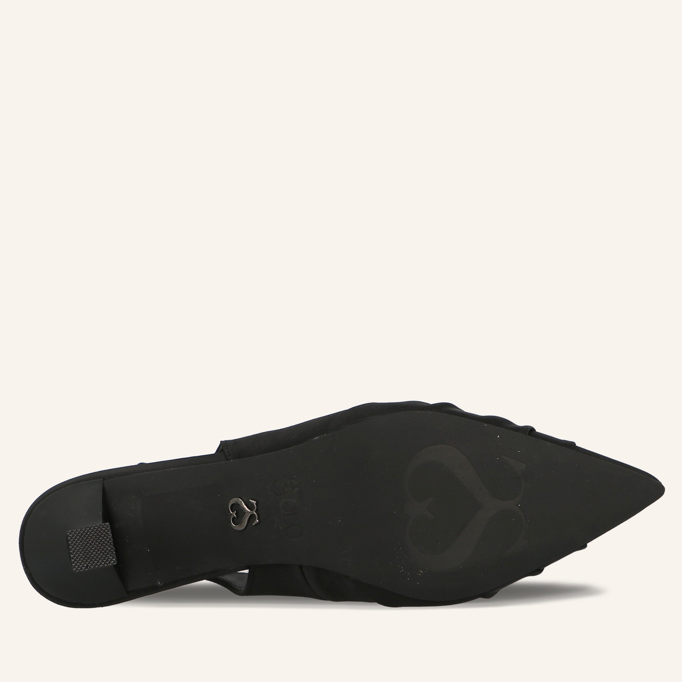 MEGGIE SATIN BLACK - SANDALO DONNA