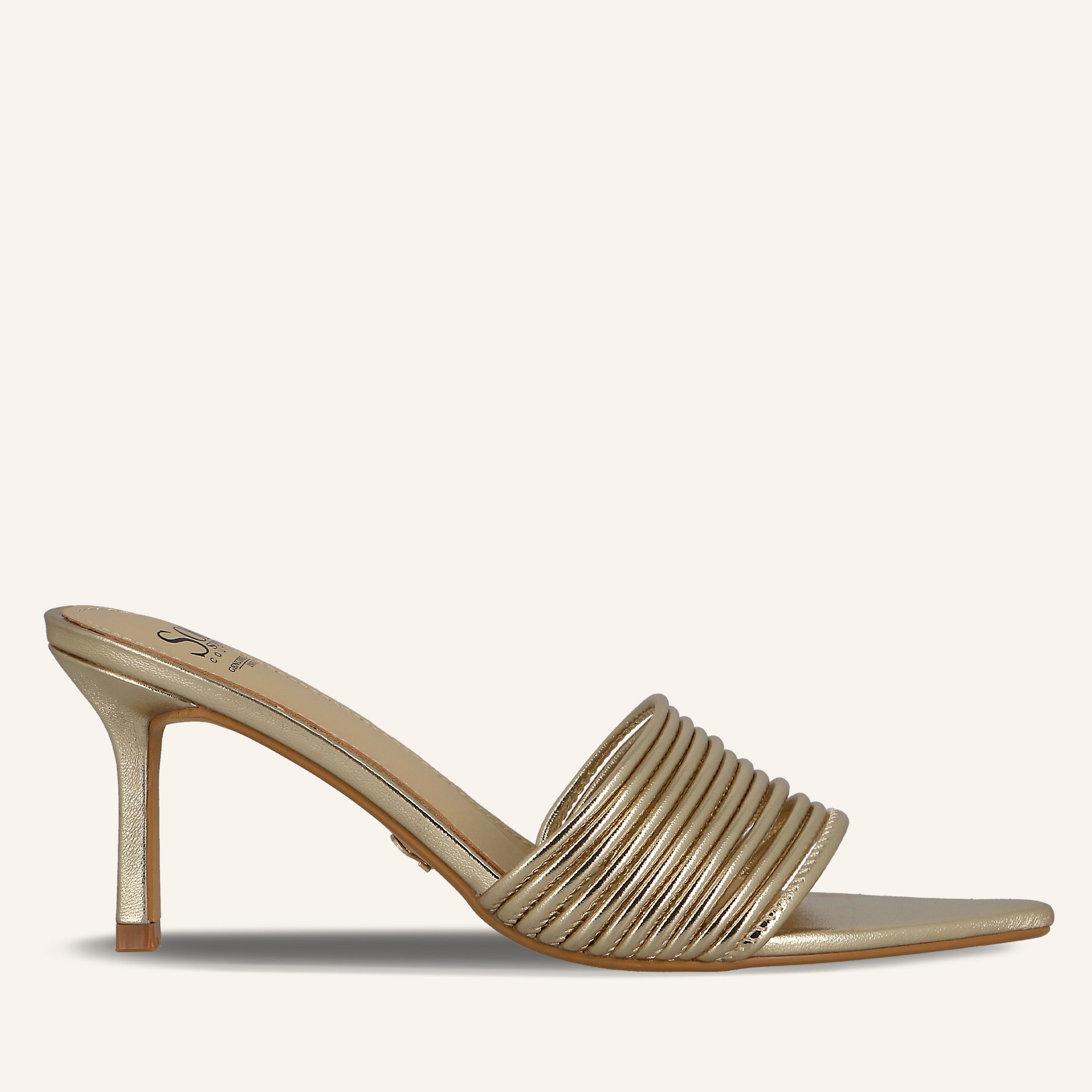 LISETTE LOW METAL PU LT GOLD - SABOT DONNA