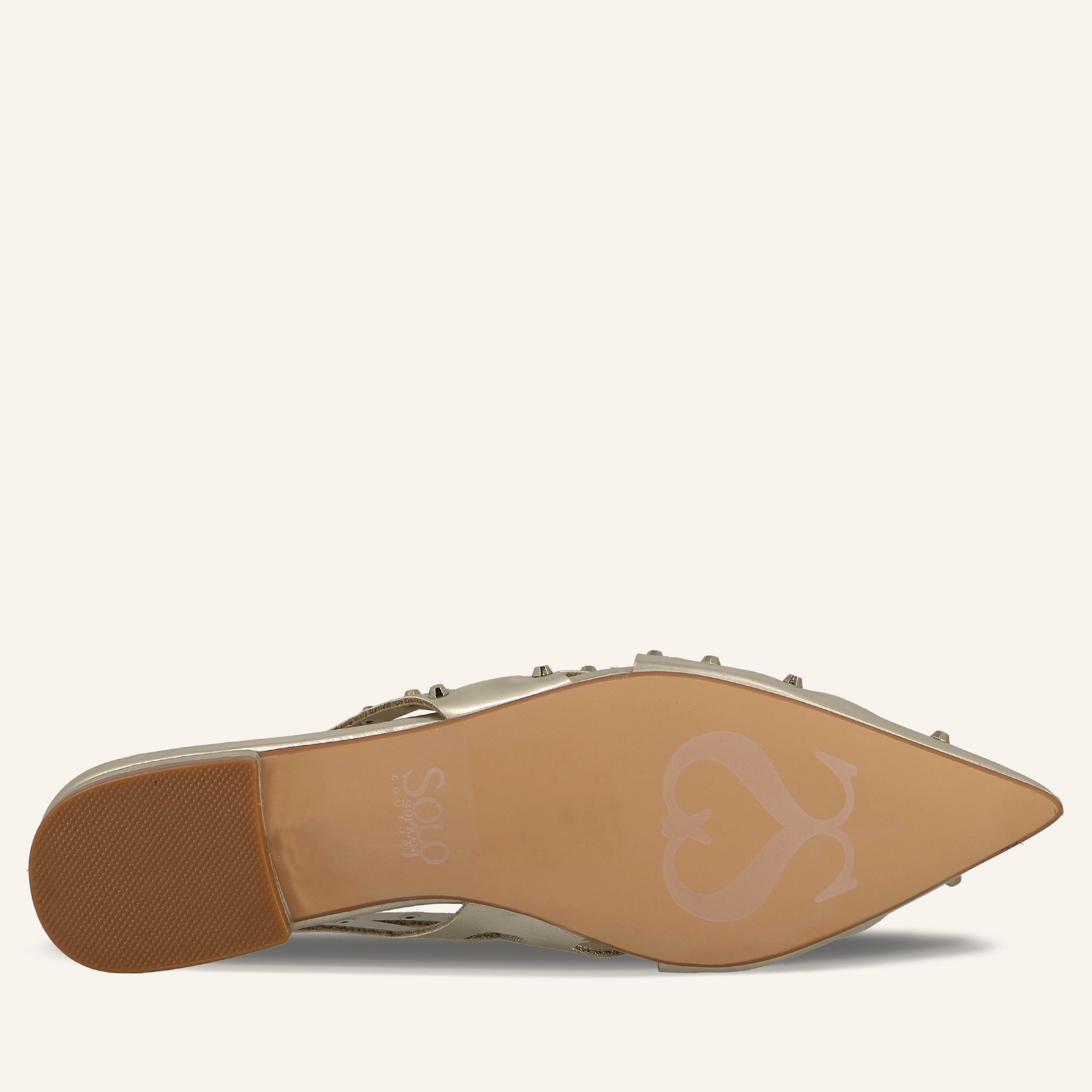 MOANA PU STUDS LT GOLD - SANDALO DONNA