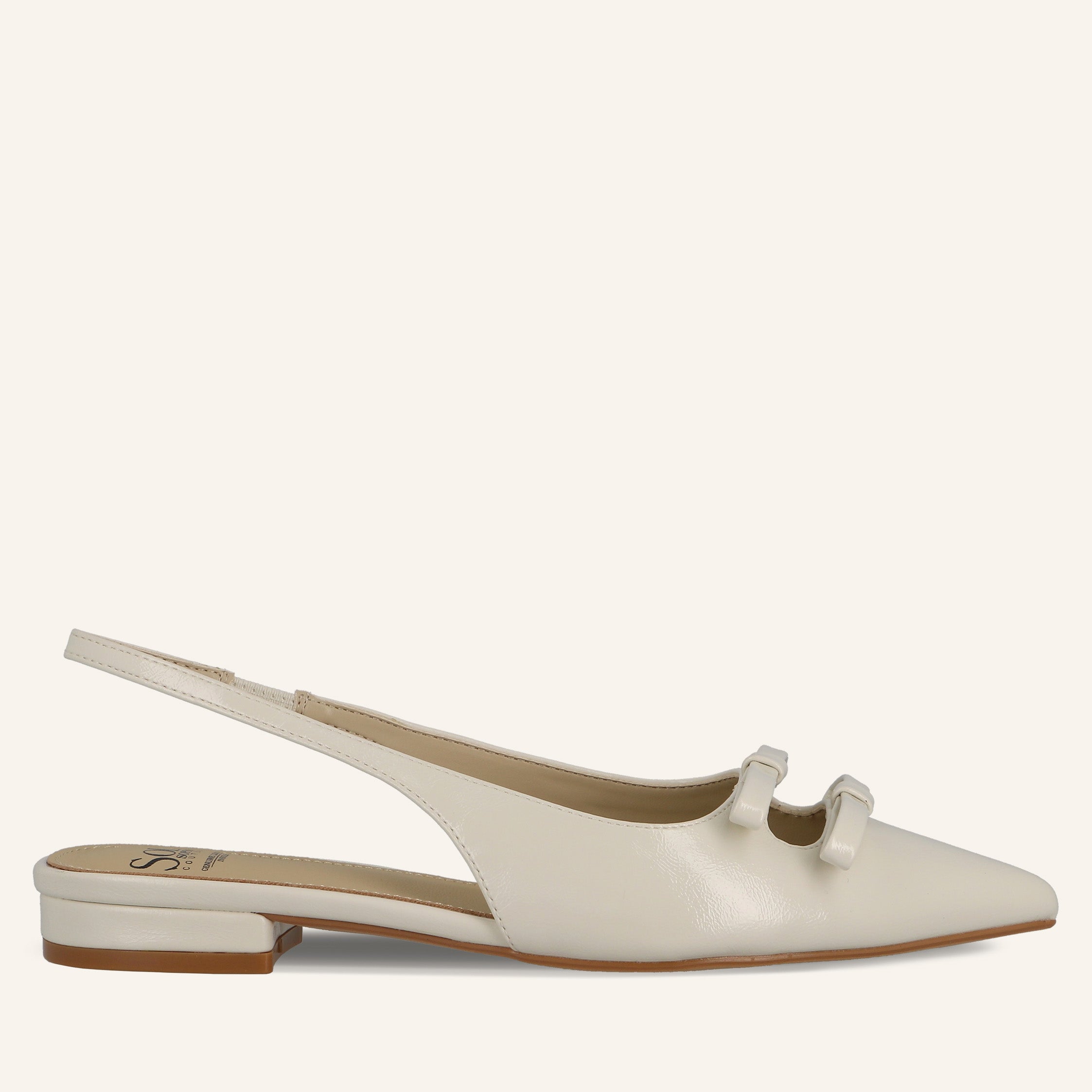 MOANA PATENT BEIGE - SANDALO DONNA