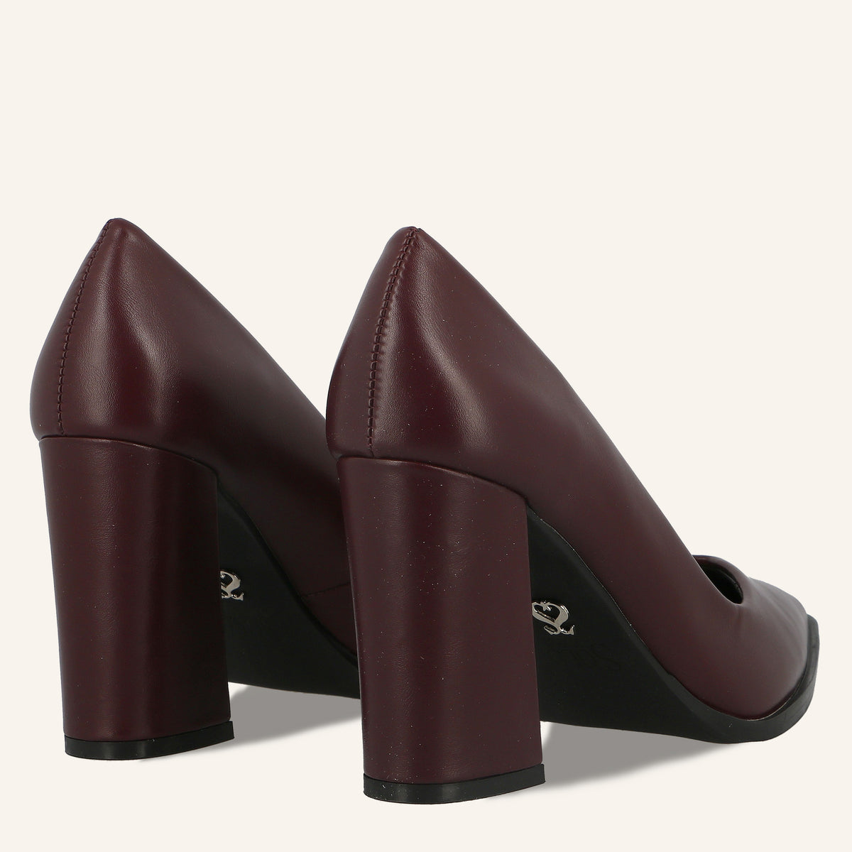 Décolleté Texas Bordeaux con Tacco Largo | Solo Soprani