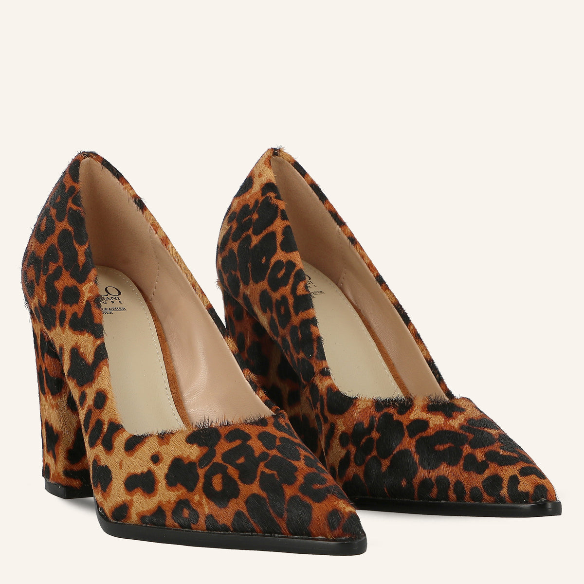 Décolleté Texas Animalier con Tacco Largo | Solo Soprani