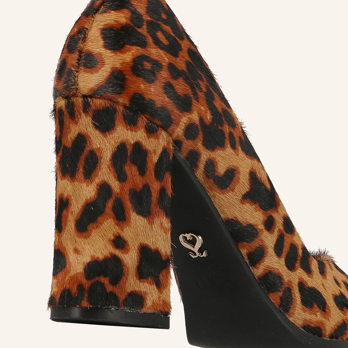 Décolleté Texas Animalier con Tacco Largo | Solo Soprani