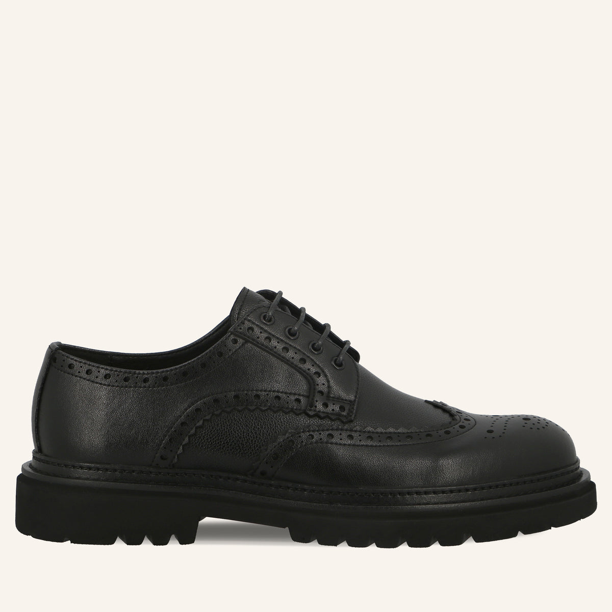 Derby Brogue Zoel Black | Solo Soprani