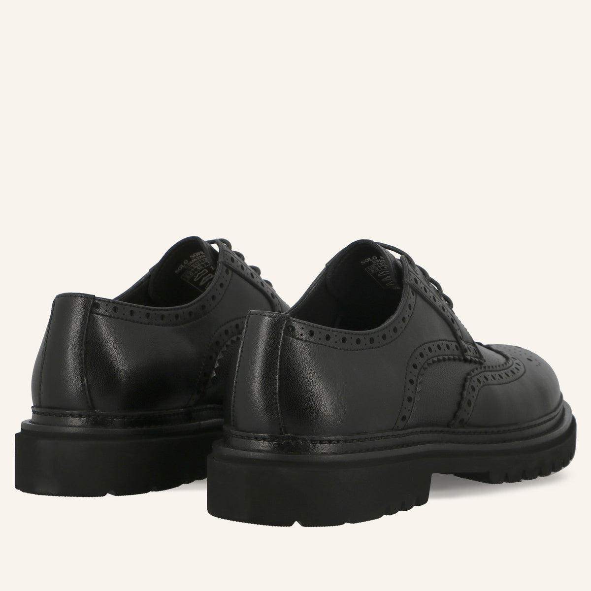Derby Brogue Zoel Black | Solo Soprani