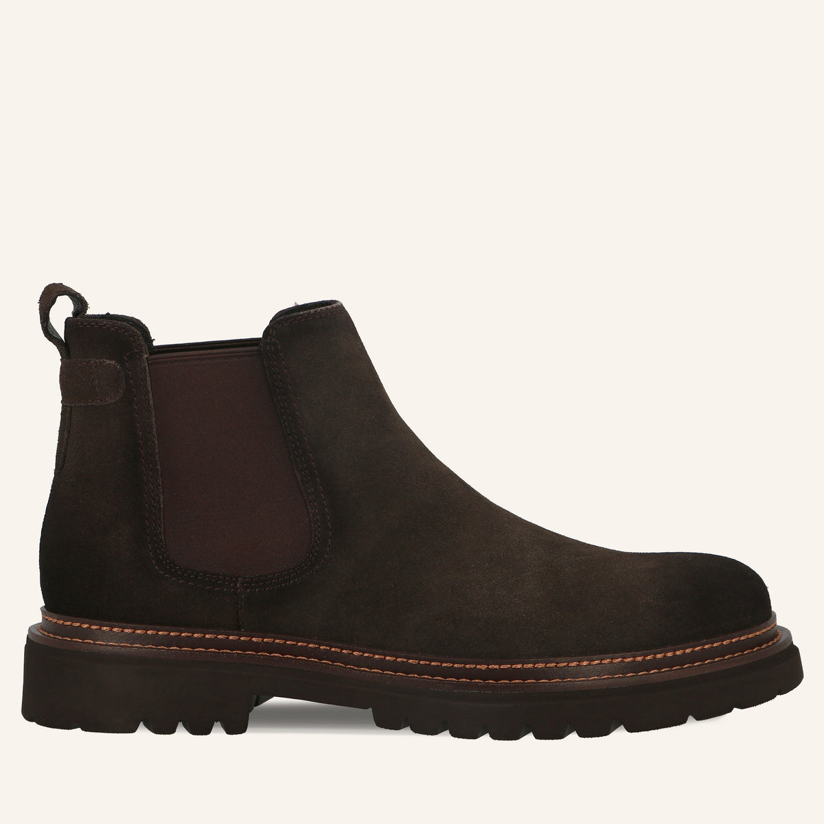 Stivaletto Chelsea Will in Suede Marrone Scuro | Solo Soprani