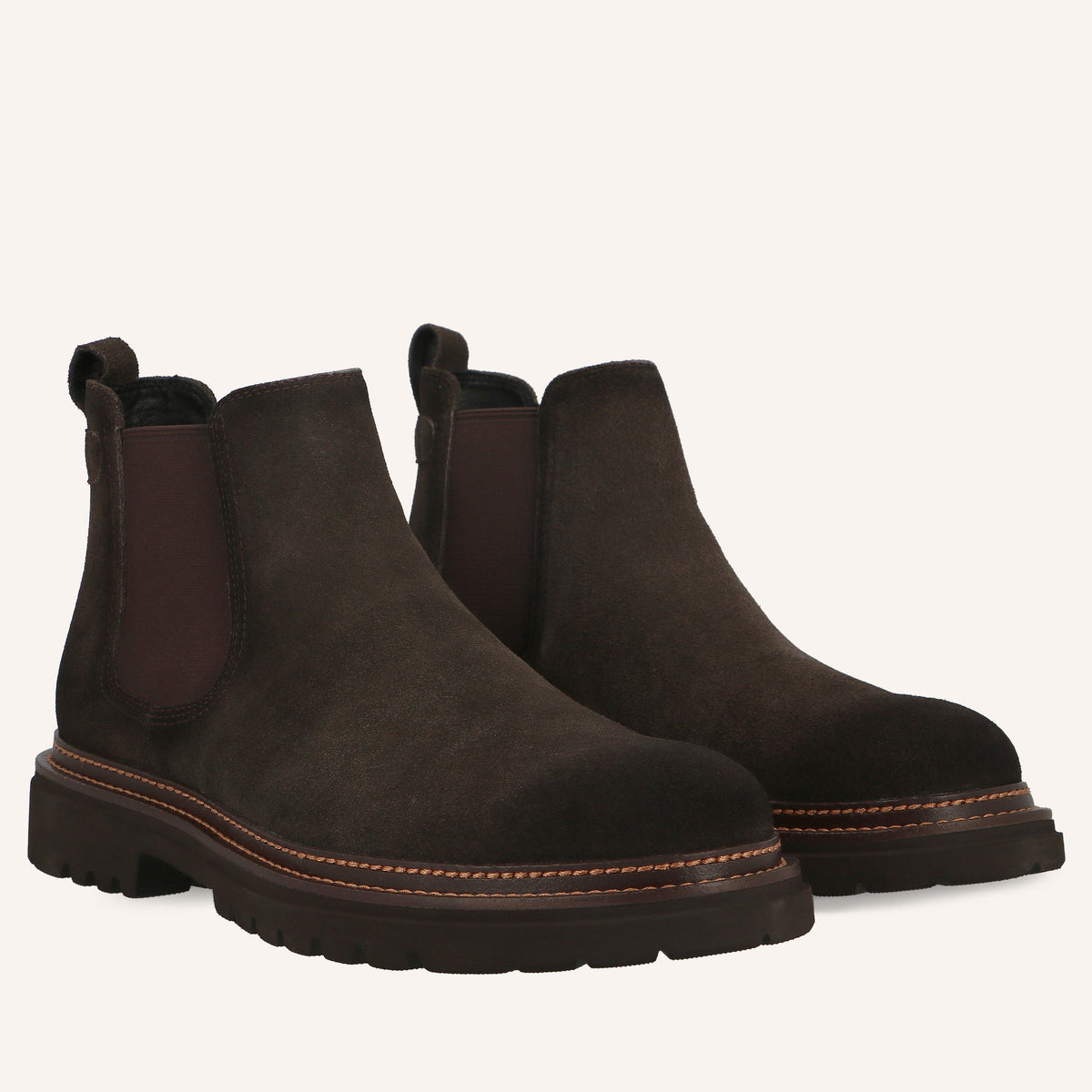 Stivaletto Chelsea Will in Suede Marrone Scuro | Solo Soprani