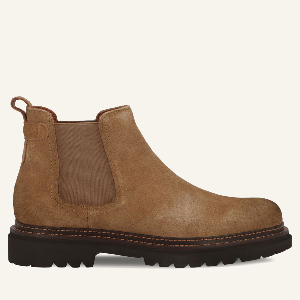 Stivaletto Chelsea Will in Suede Marrone Chiaro | Solo Soprani