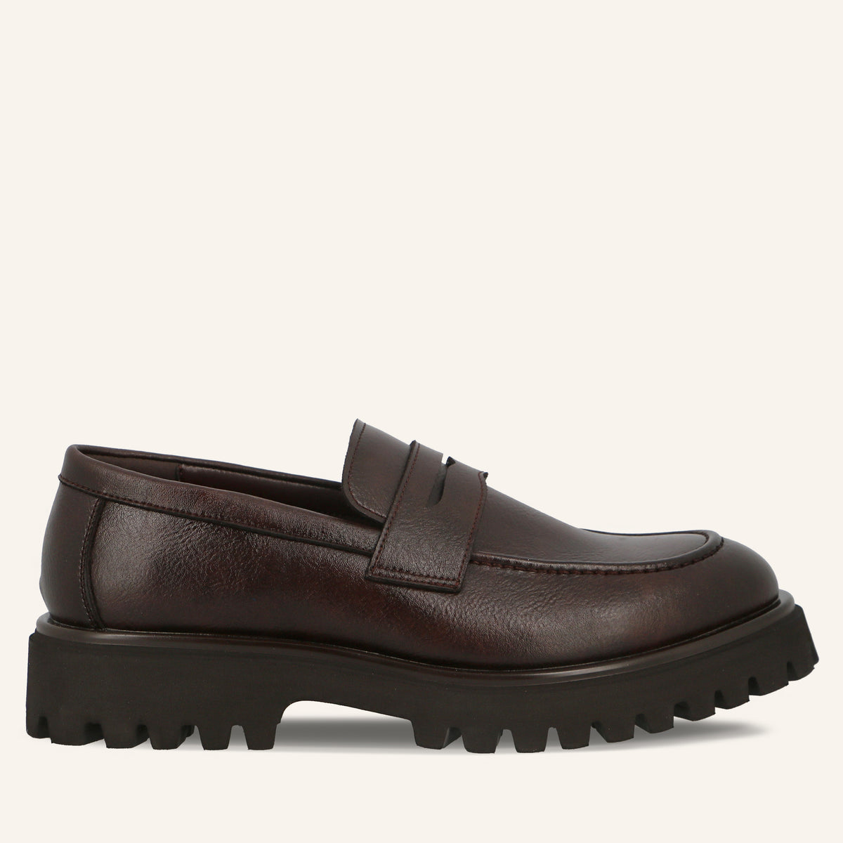 Mocassino College Bond in Pelle Marrone Scuro | Solo Soprani