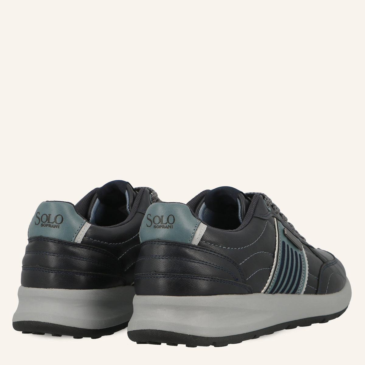 Sneaker Running Twister Blu Navy con Banda a Righe | Solo Soprani