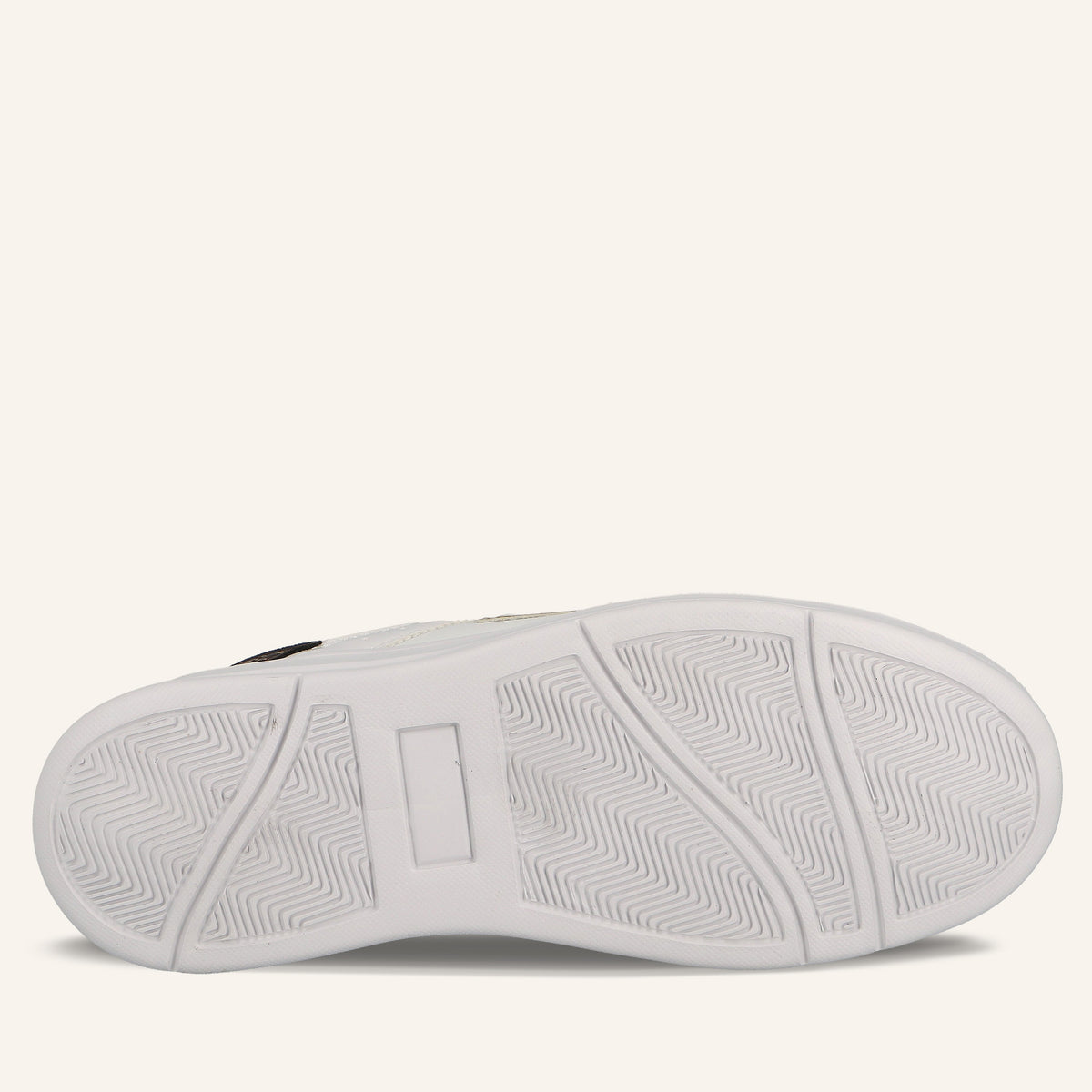 Sneakers Patent Logo White con Dettaglio Monogram | Solo Soprani