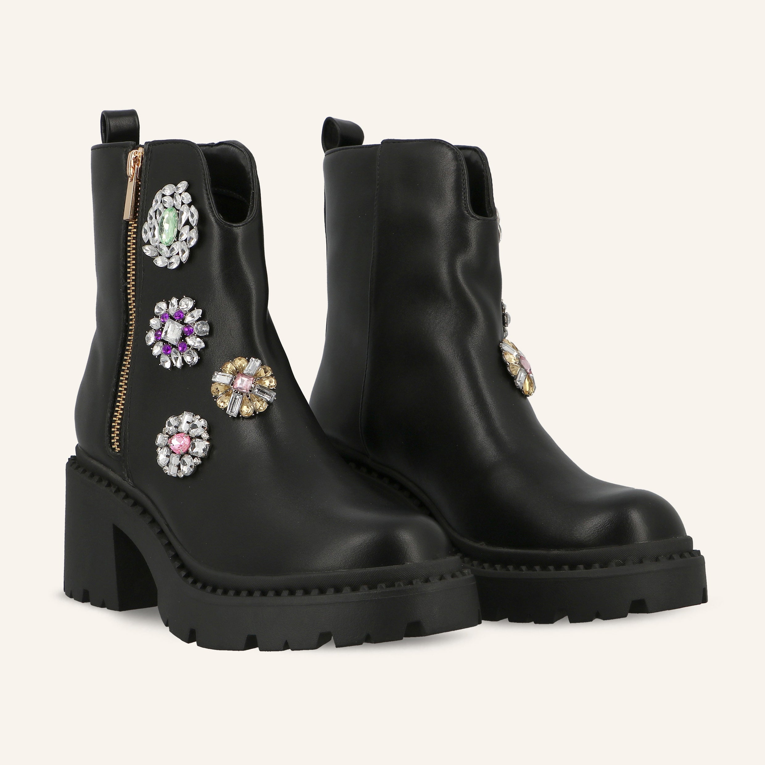 FILOMENA PATCH CRYSTALS BLACK