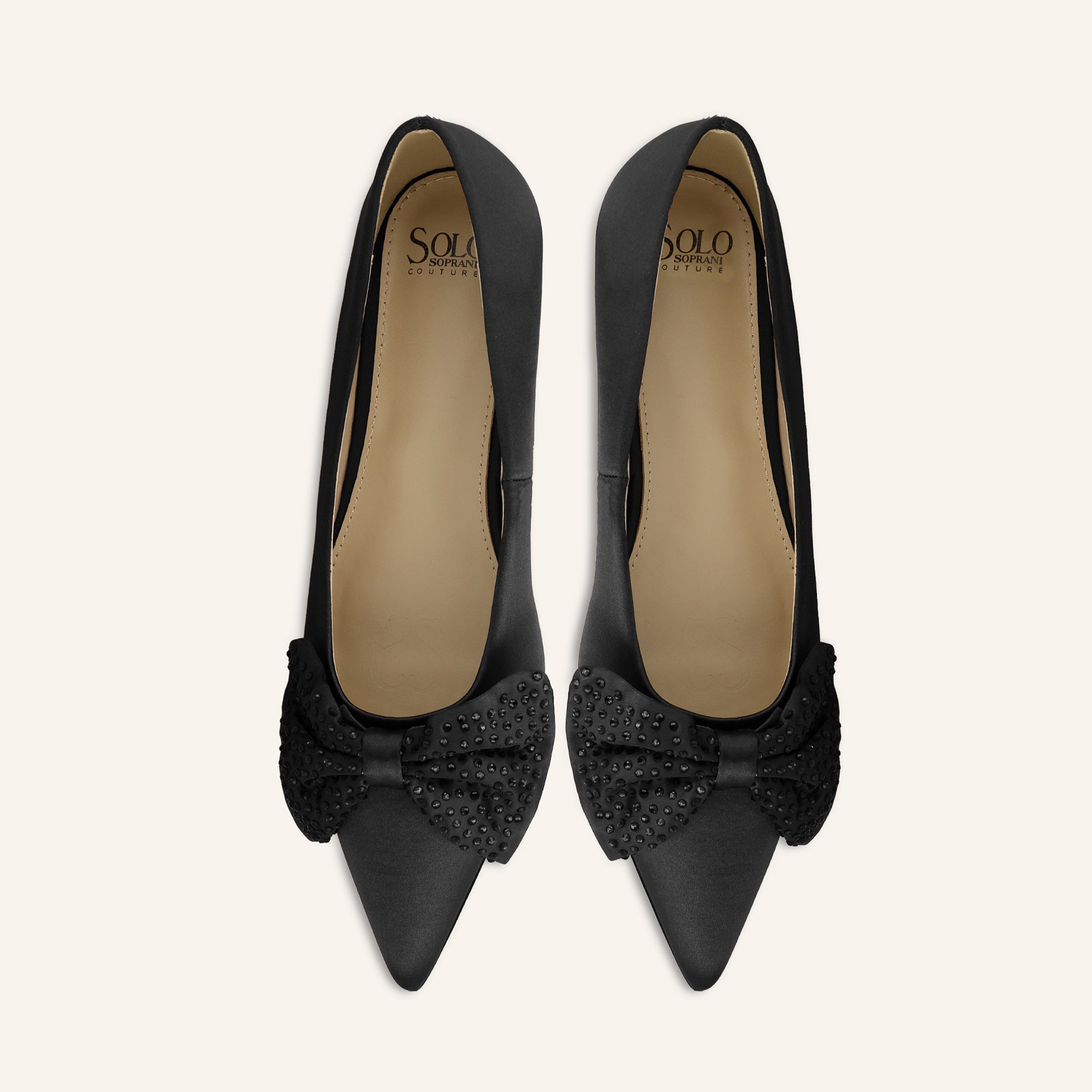 GRETA FLAKE SATIN BLACK