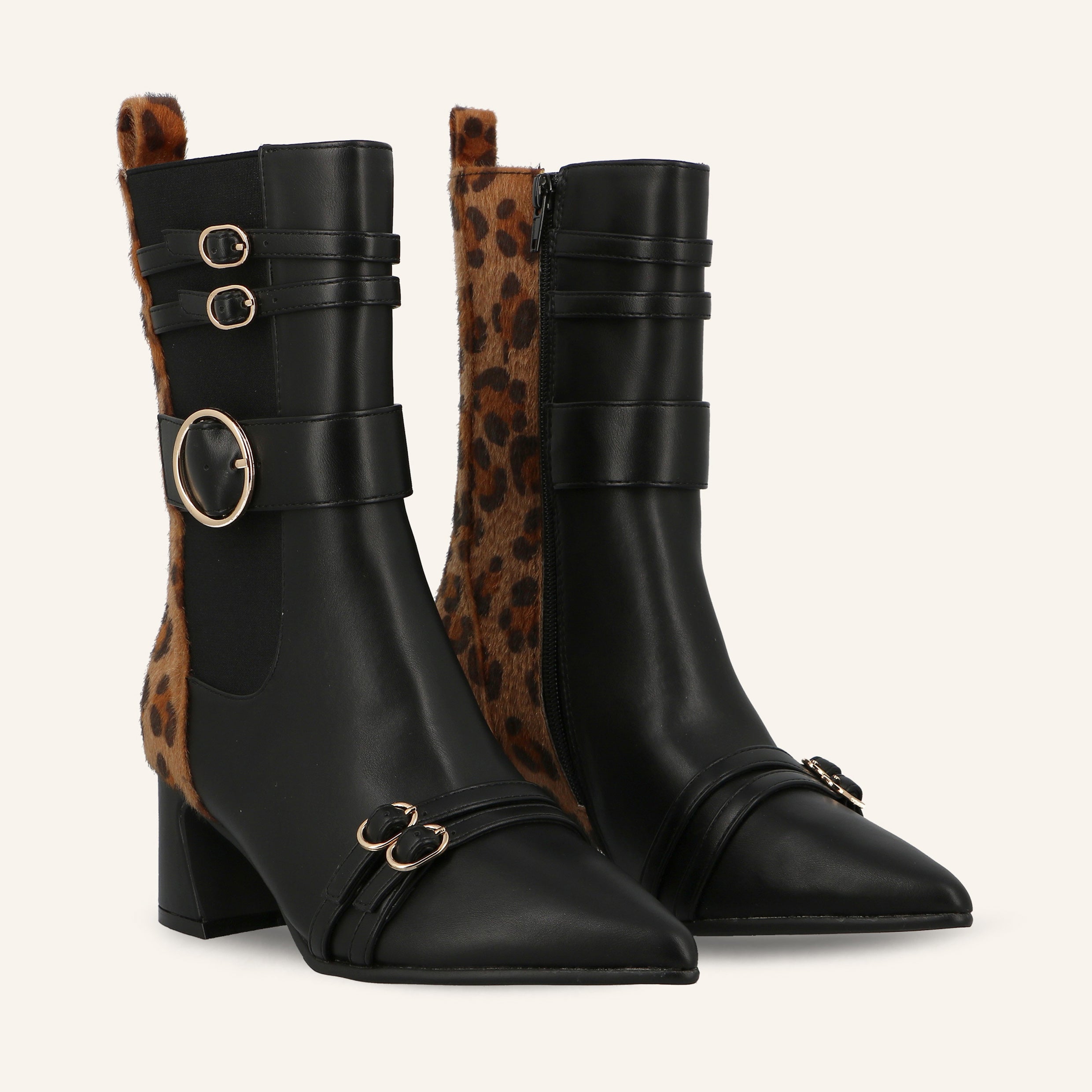 DEBORA LEOPARD BLACK