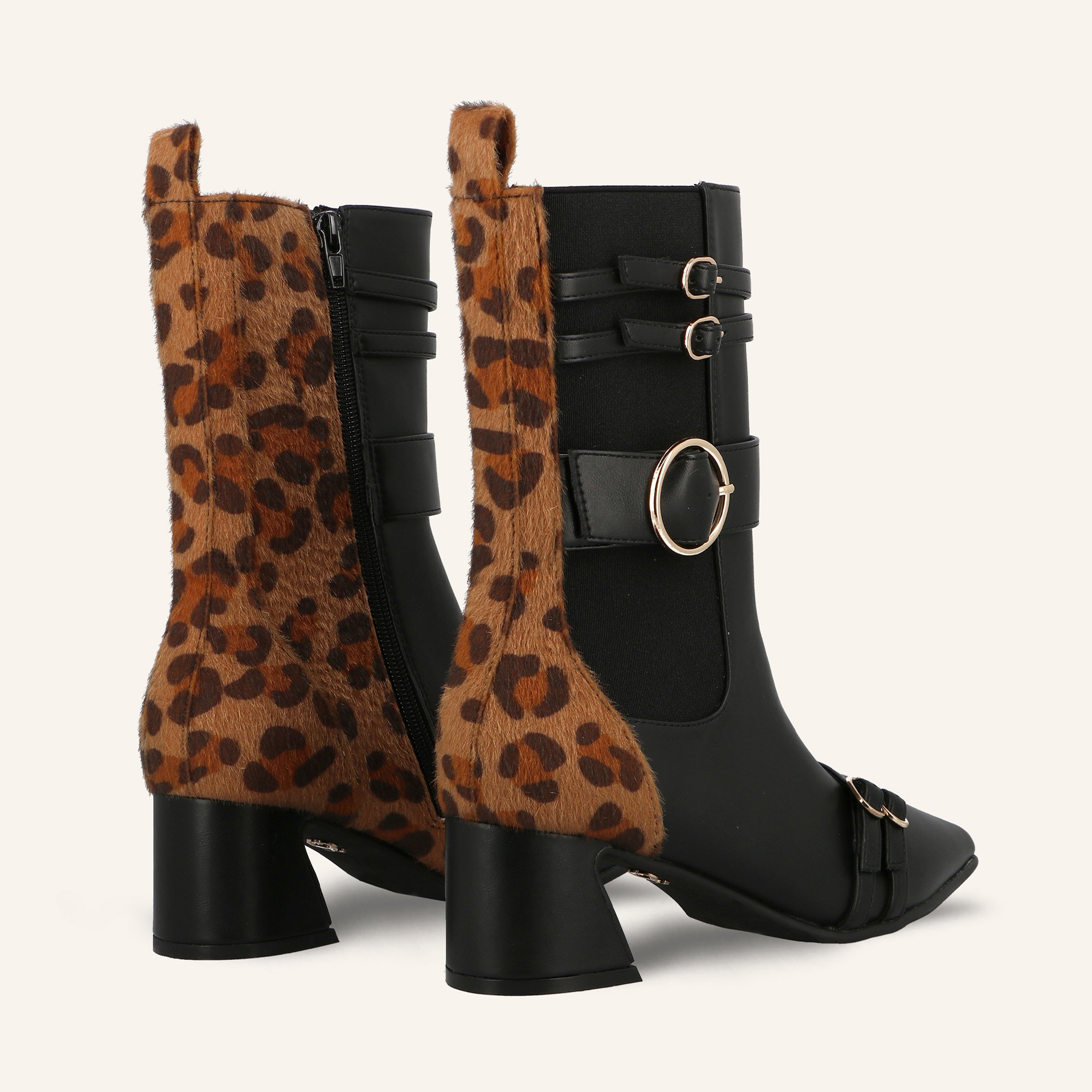 DEBORA LEOPARD BLACK