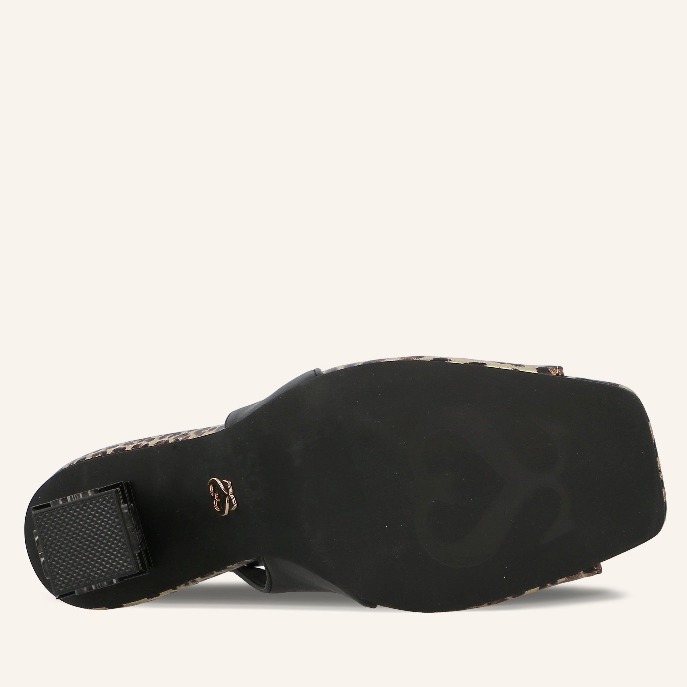 MARGOT ANIMAL GOLD BLACK - SANDALO DONNA