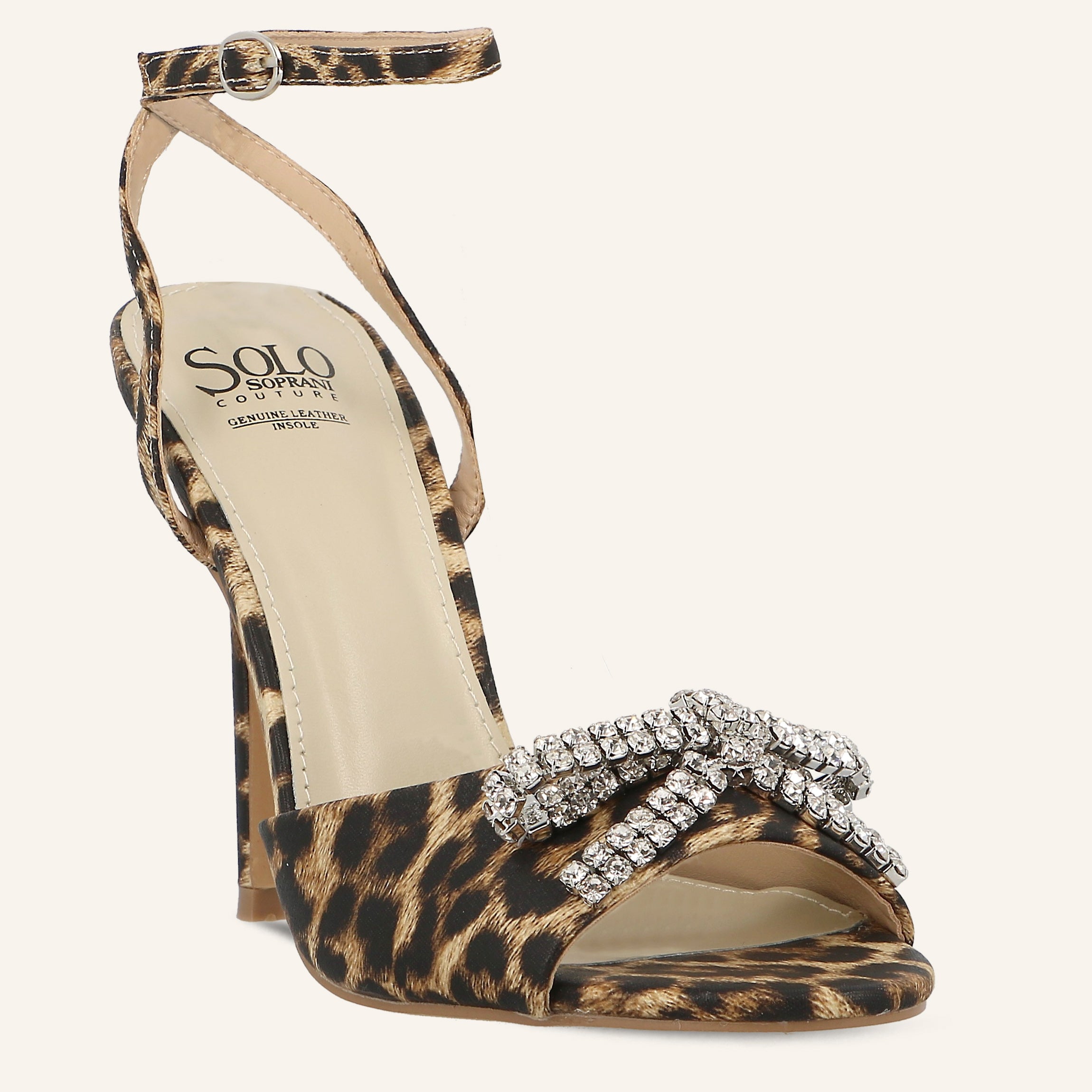 LANA MIX ACCESSORY LEOPARD - SANDALO DONNA