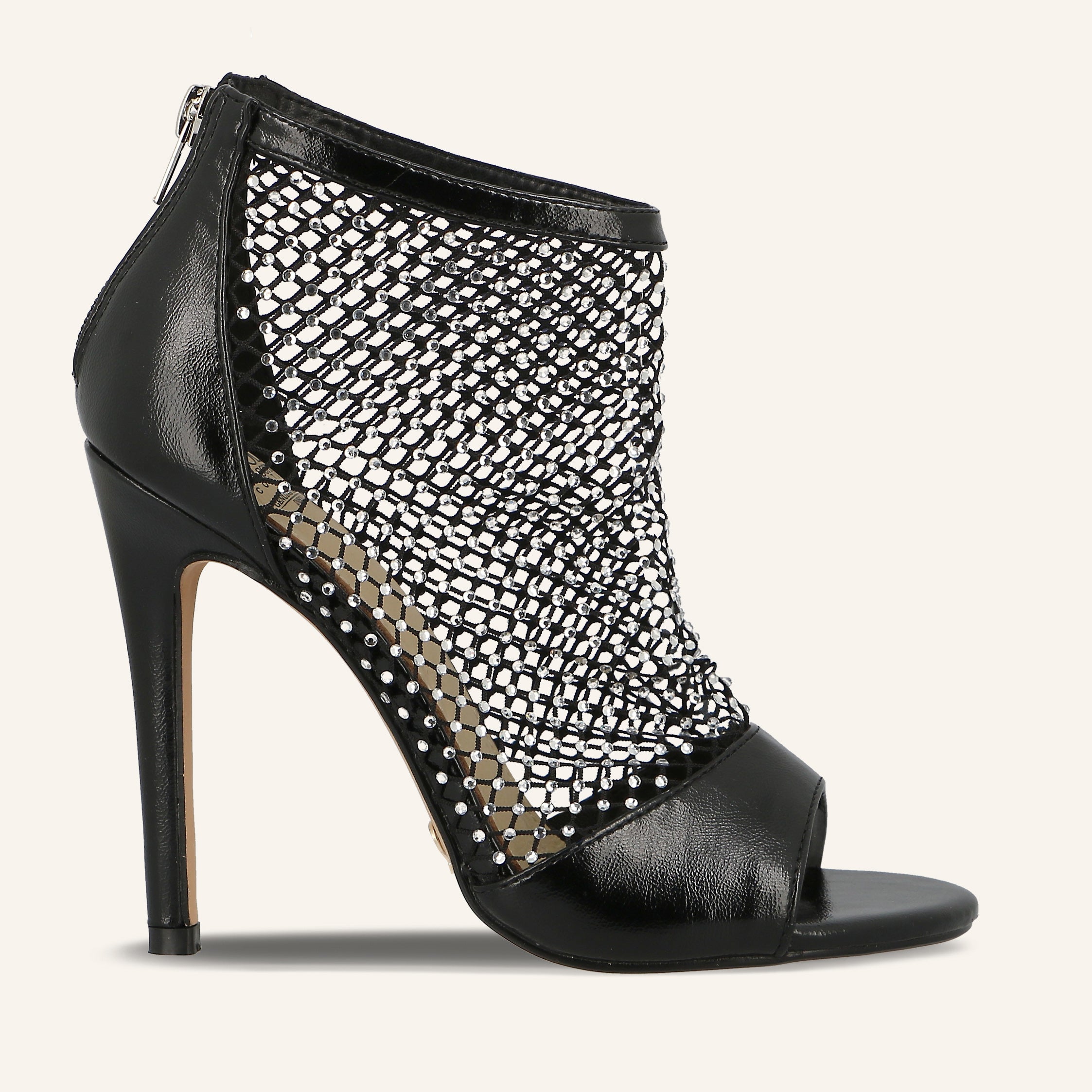 FARAH METAL PU BLACK - SANDALO DONNA