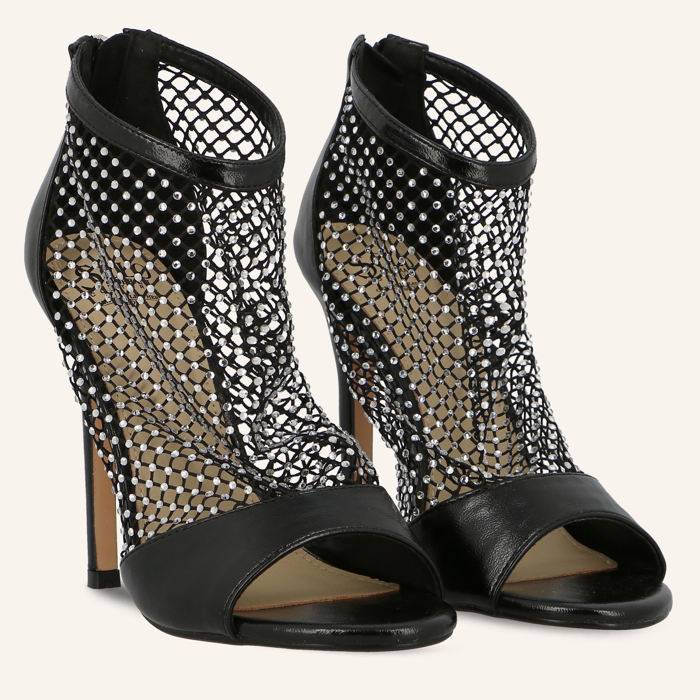 FARAH METAL PU BLACK - SANDALO DONNA