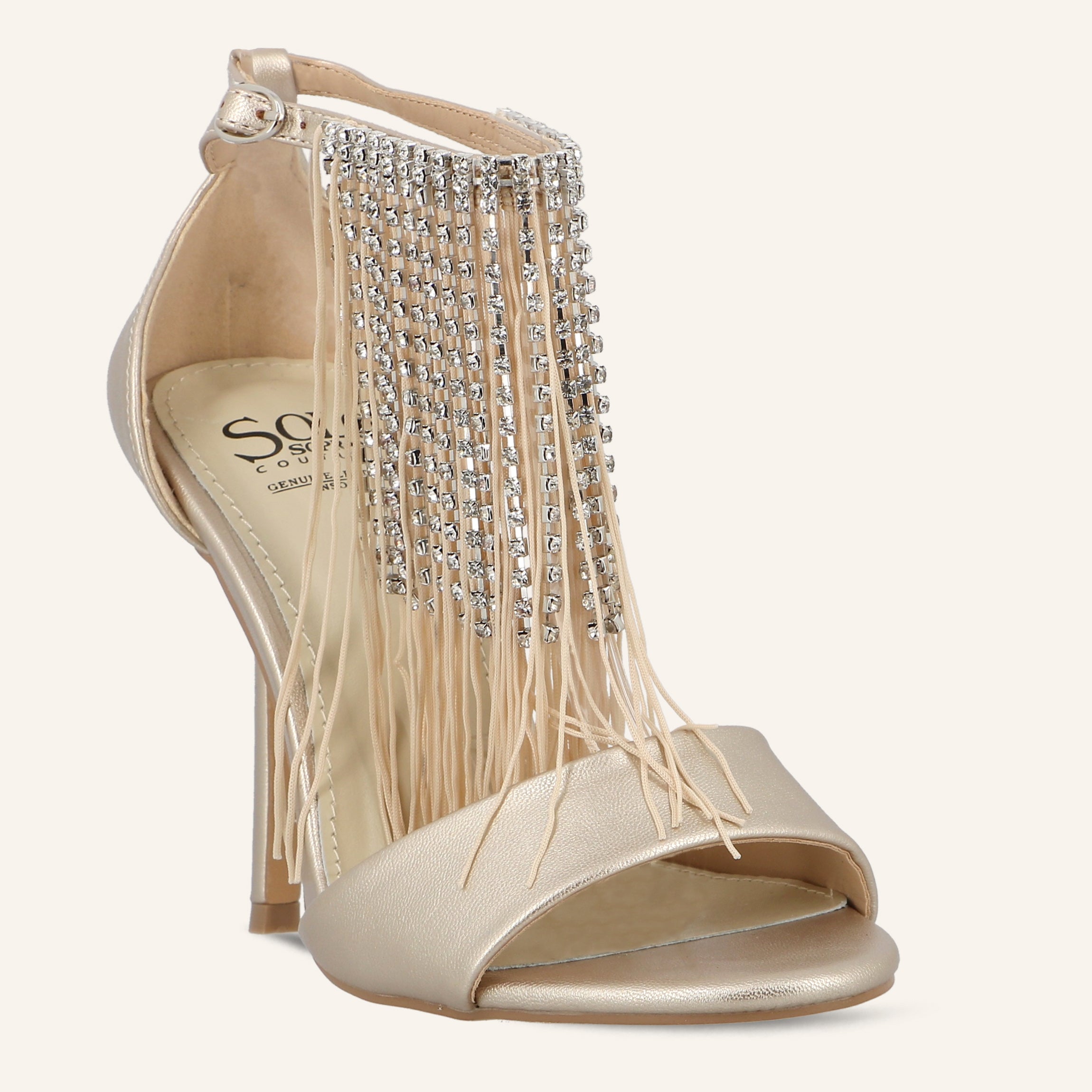 LANA SATIN LAMB - SANDALO DONNA