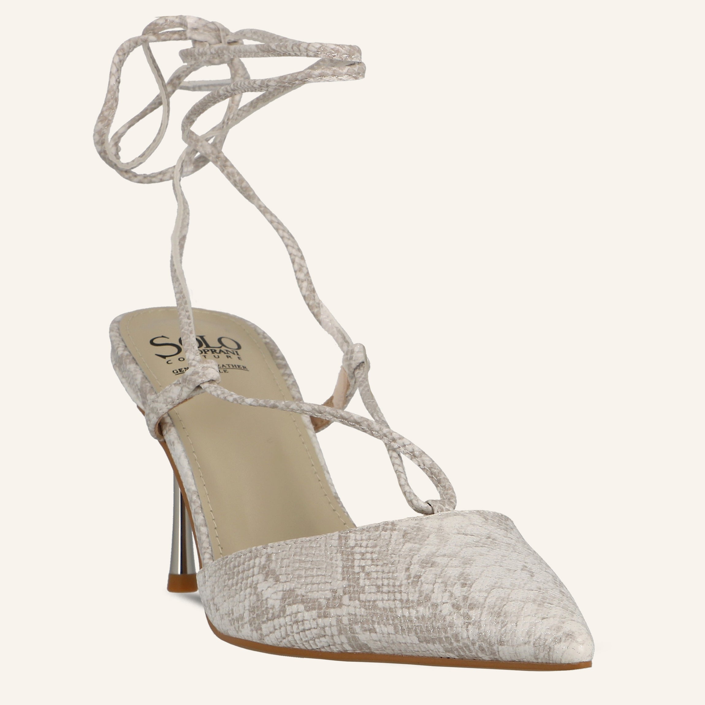 ROSE STUDS WHITE - SANDALO DONNA