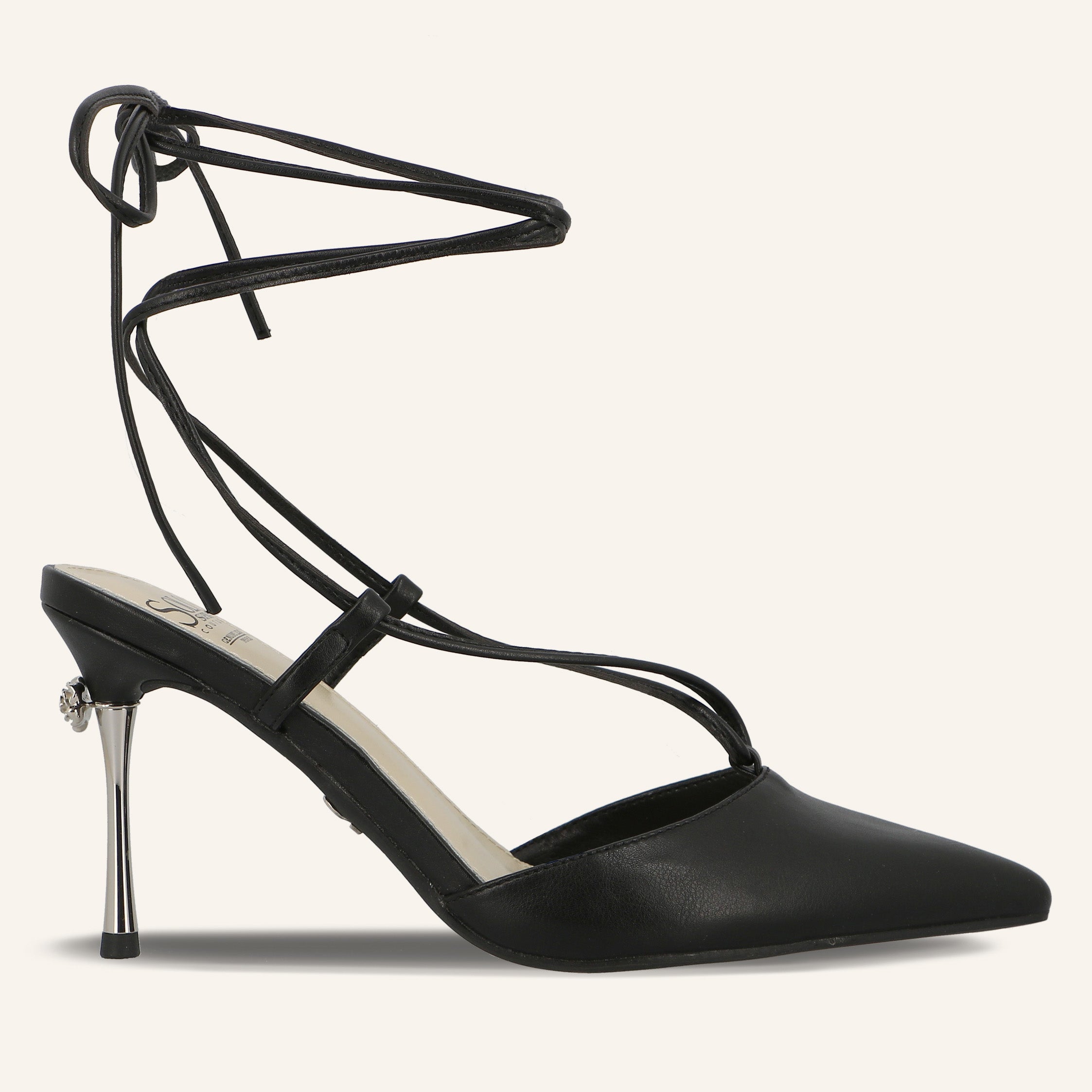 ROSE STUDS BLACK - SANDALO DONNA