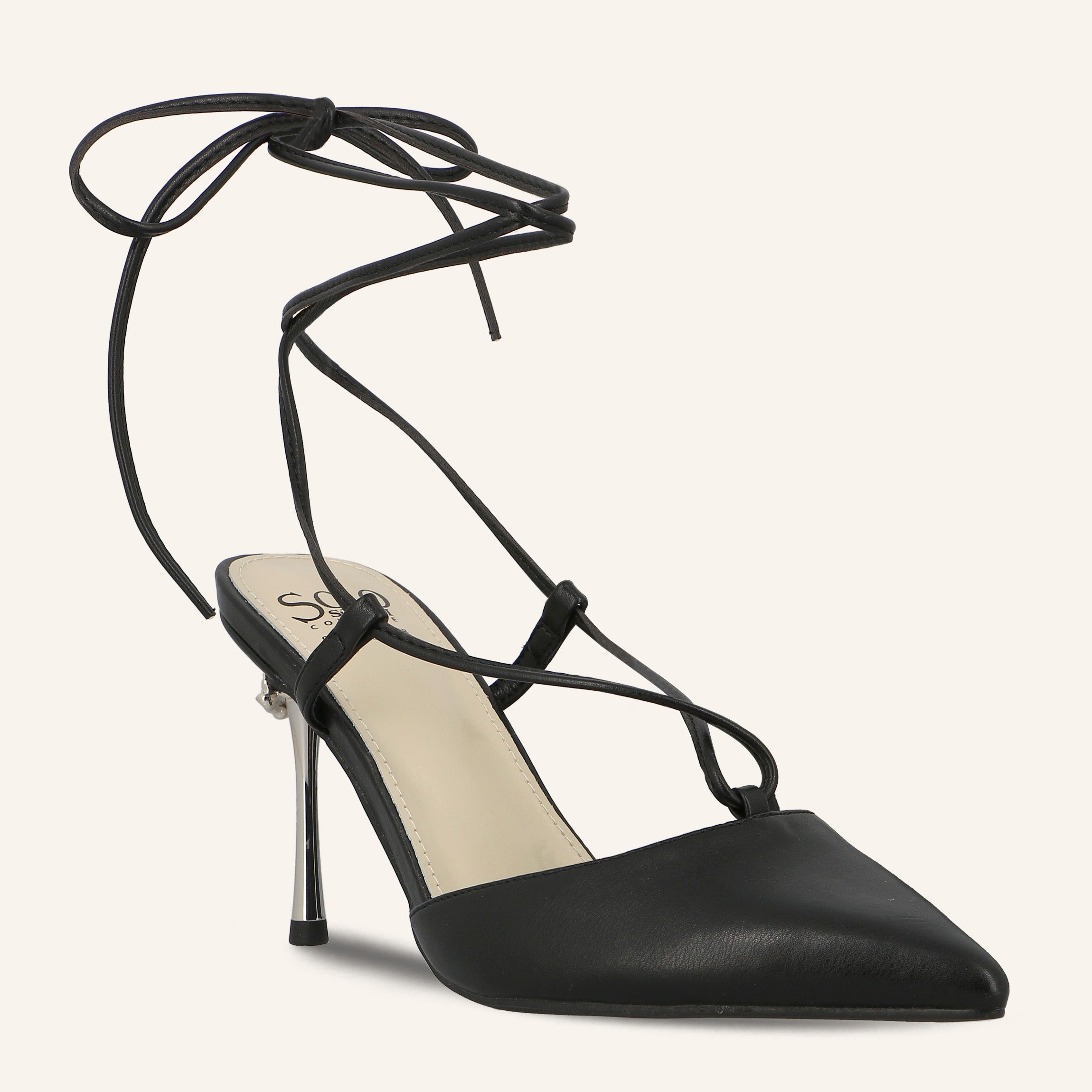 ROSE STUDS BLACK - SANDALO DONNA