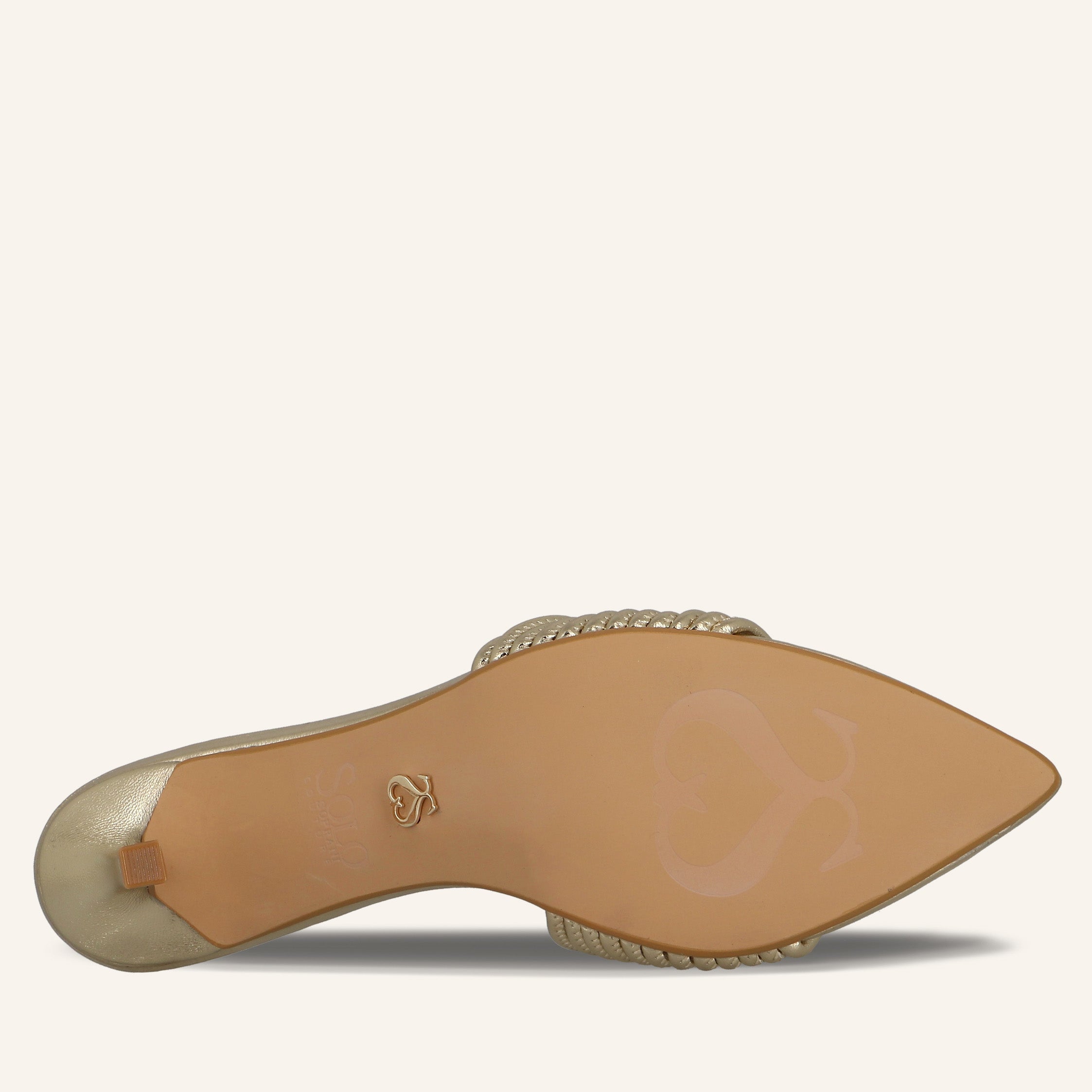 LISETTE LOW METAL PU LT GOLD - SABOT DONNA