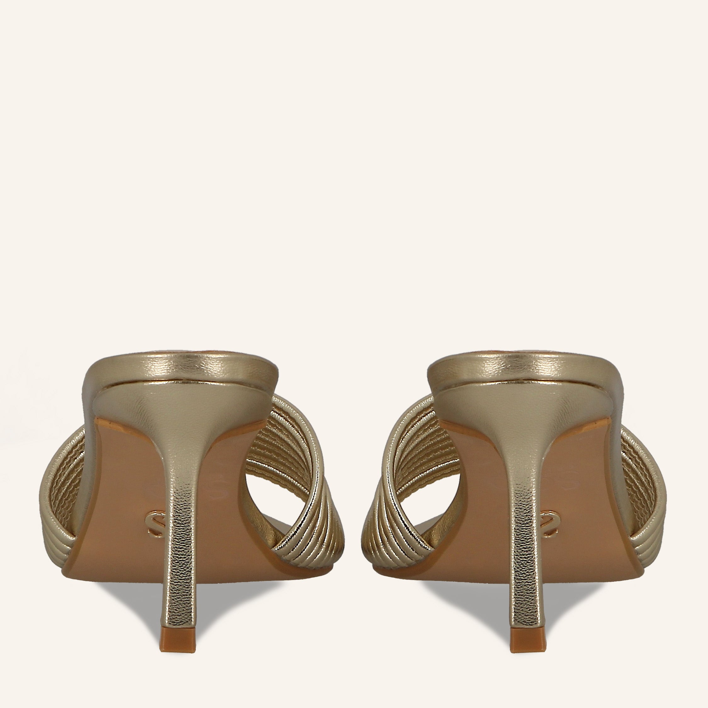 LISETTE LOW METAL PU LT GOLD - SABOT DONNA