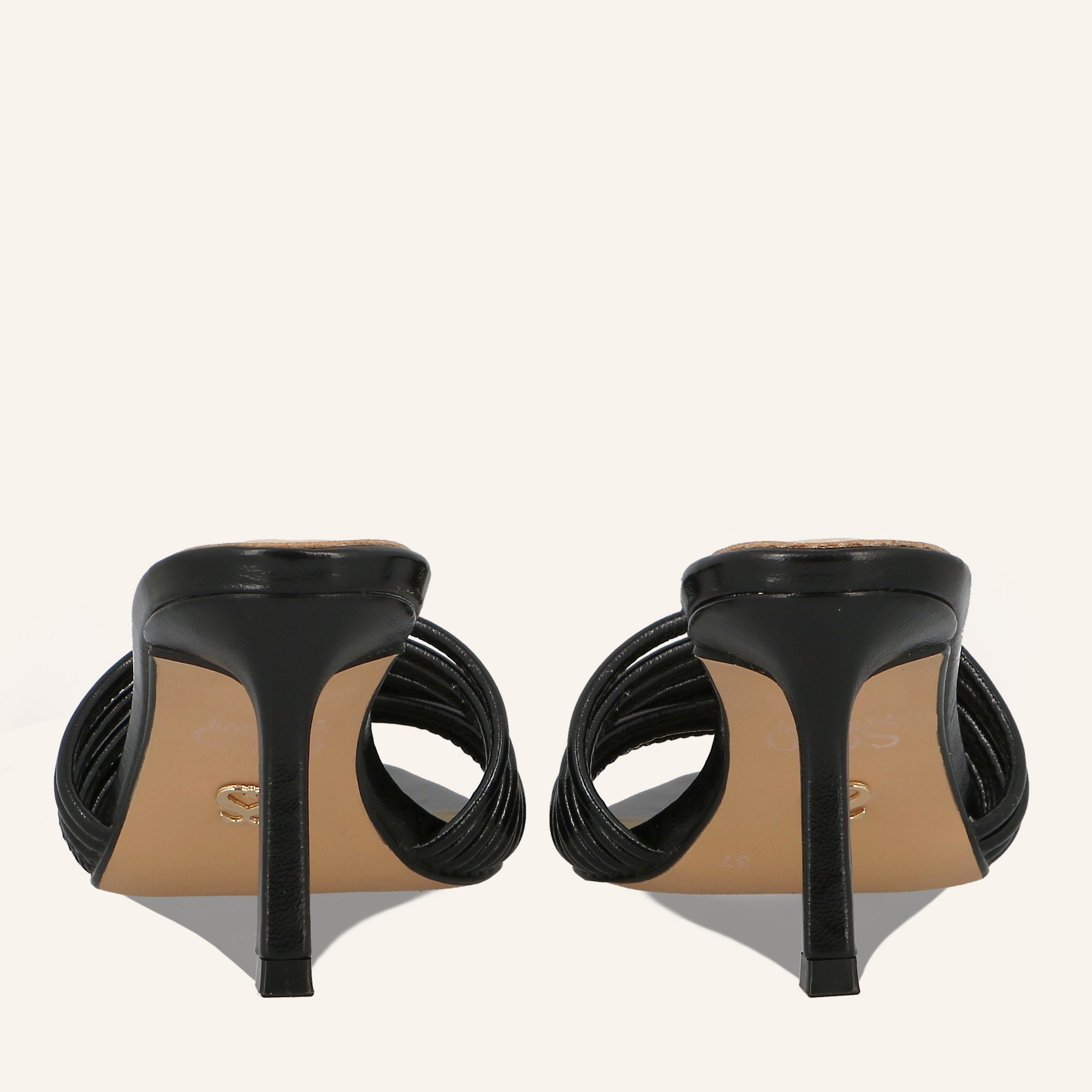 LISETTE LOW METAL PU BLACK - SABOT DONNA