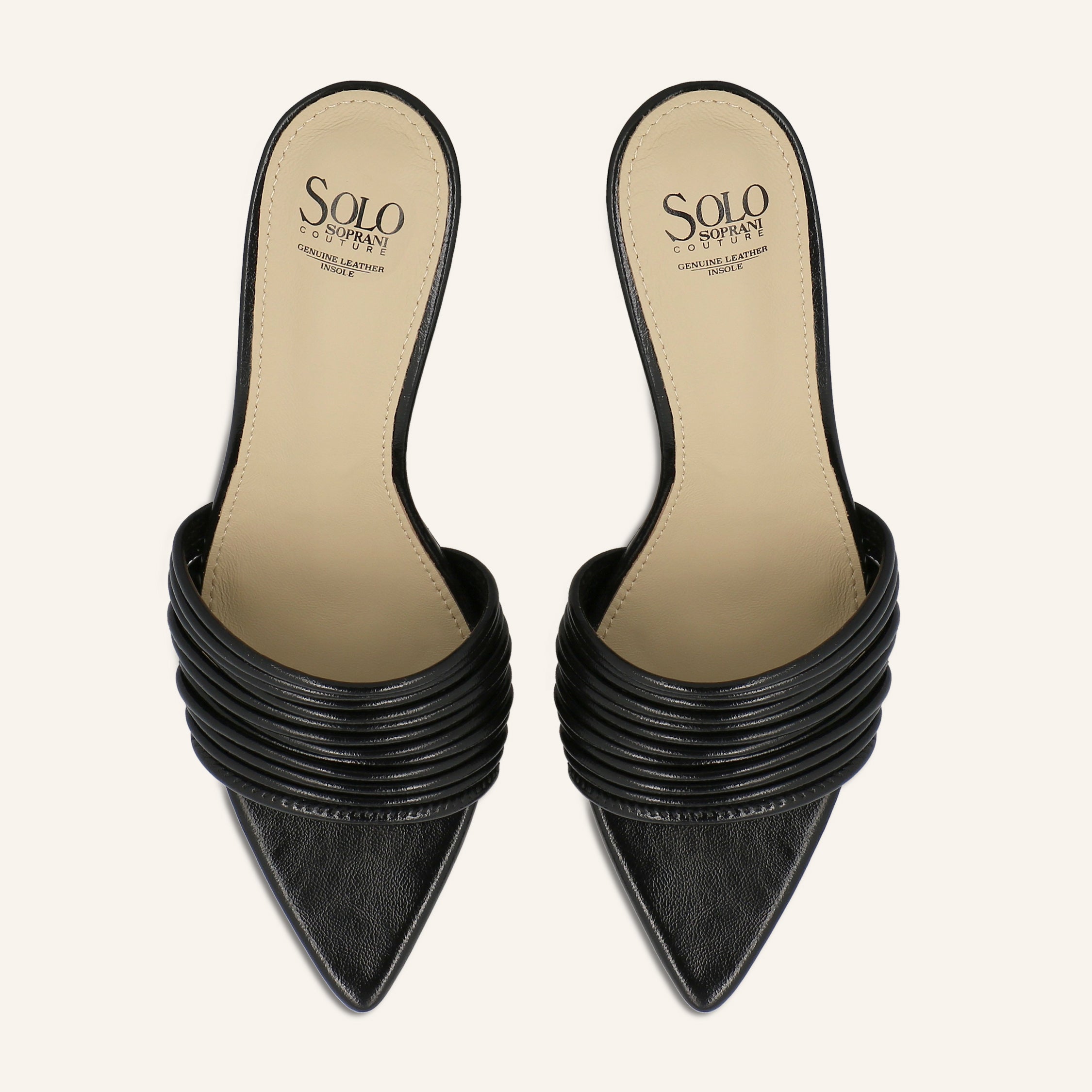 LISETTE LOW METAL PU BLACK - SABOT DONNA