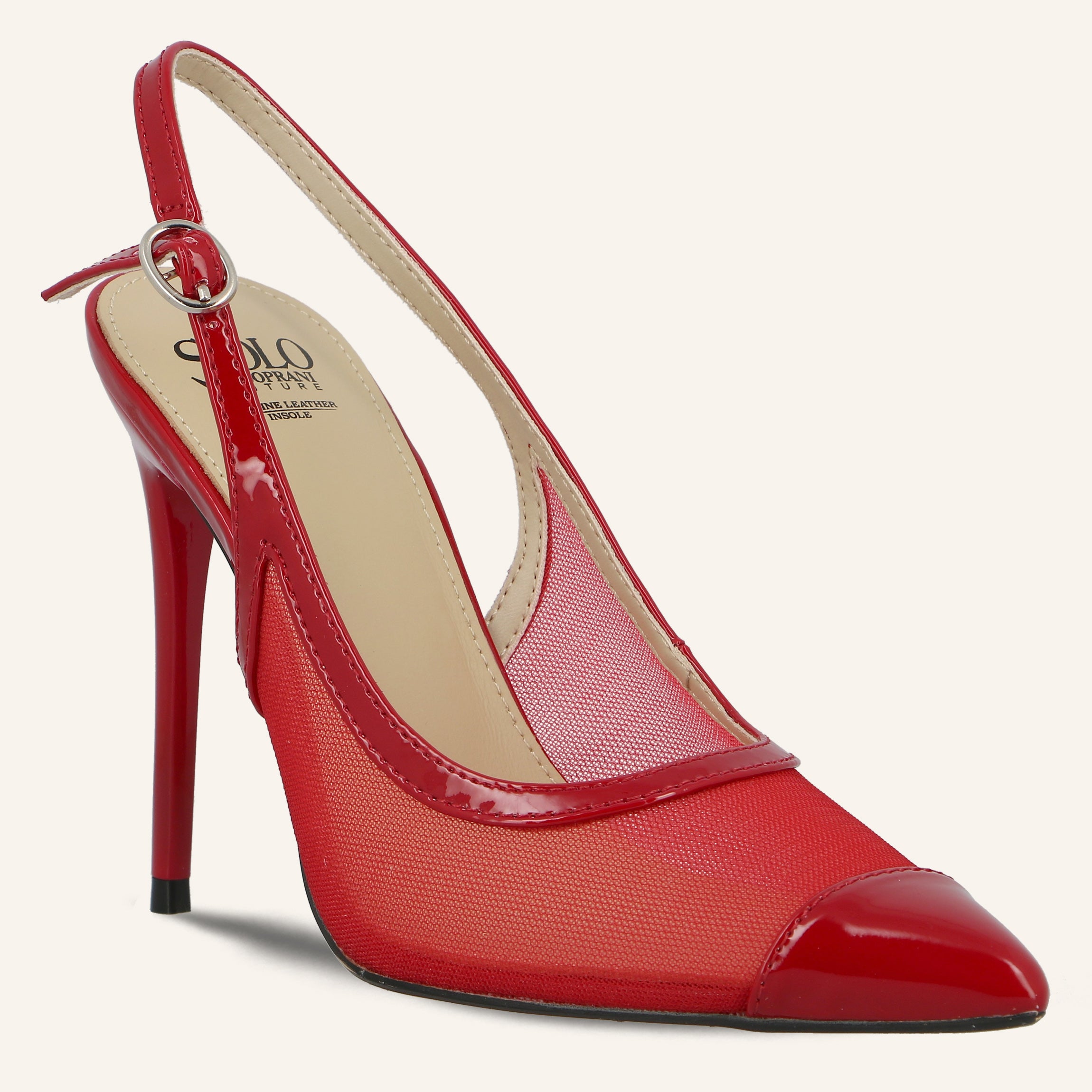 ROCK PATENT RED - SANDALO DONNA