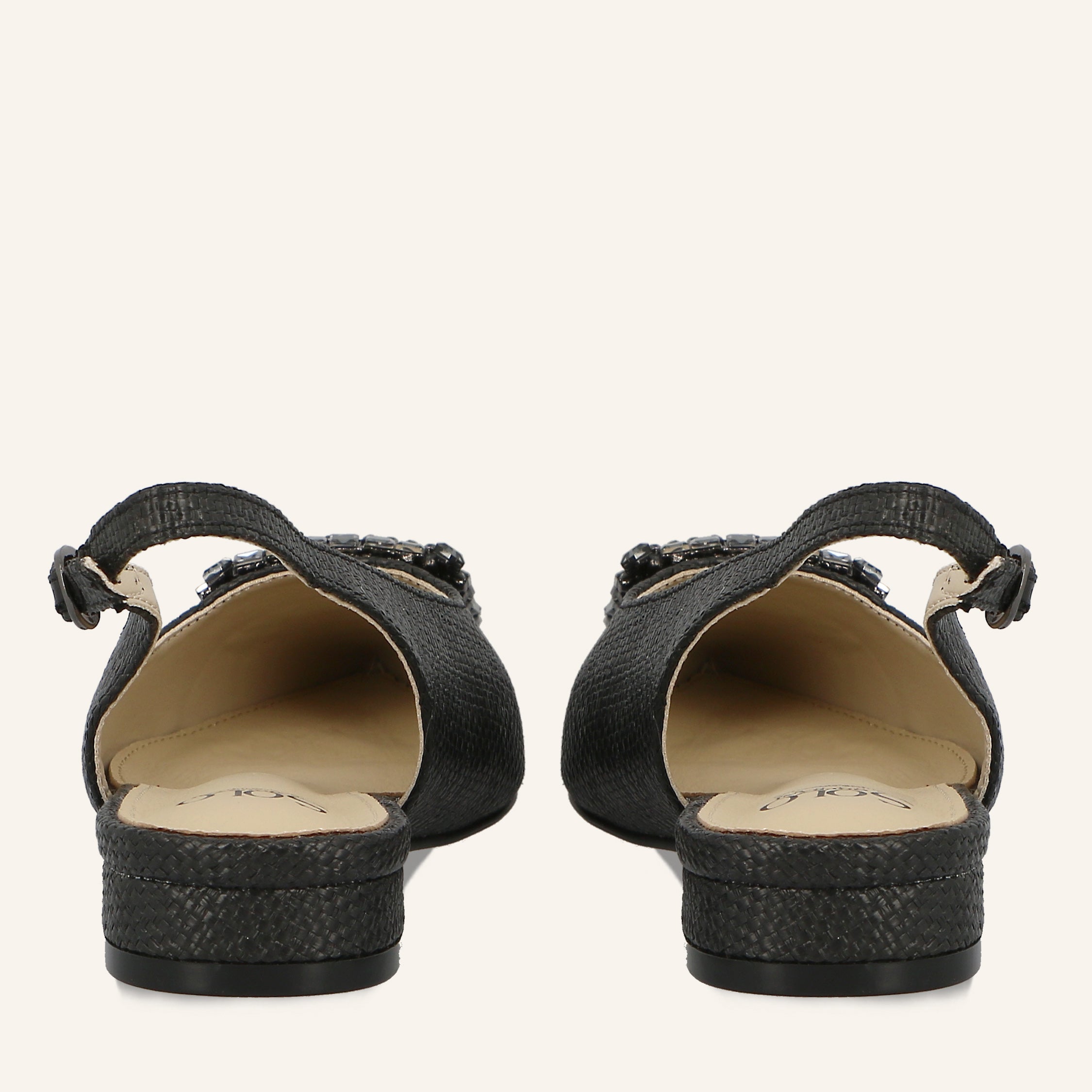 MOANA PU BLACK - SANDALO DONNA