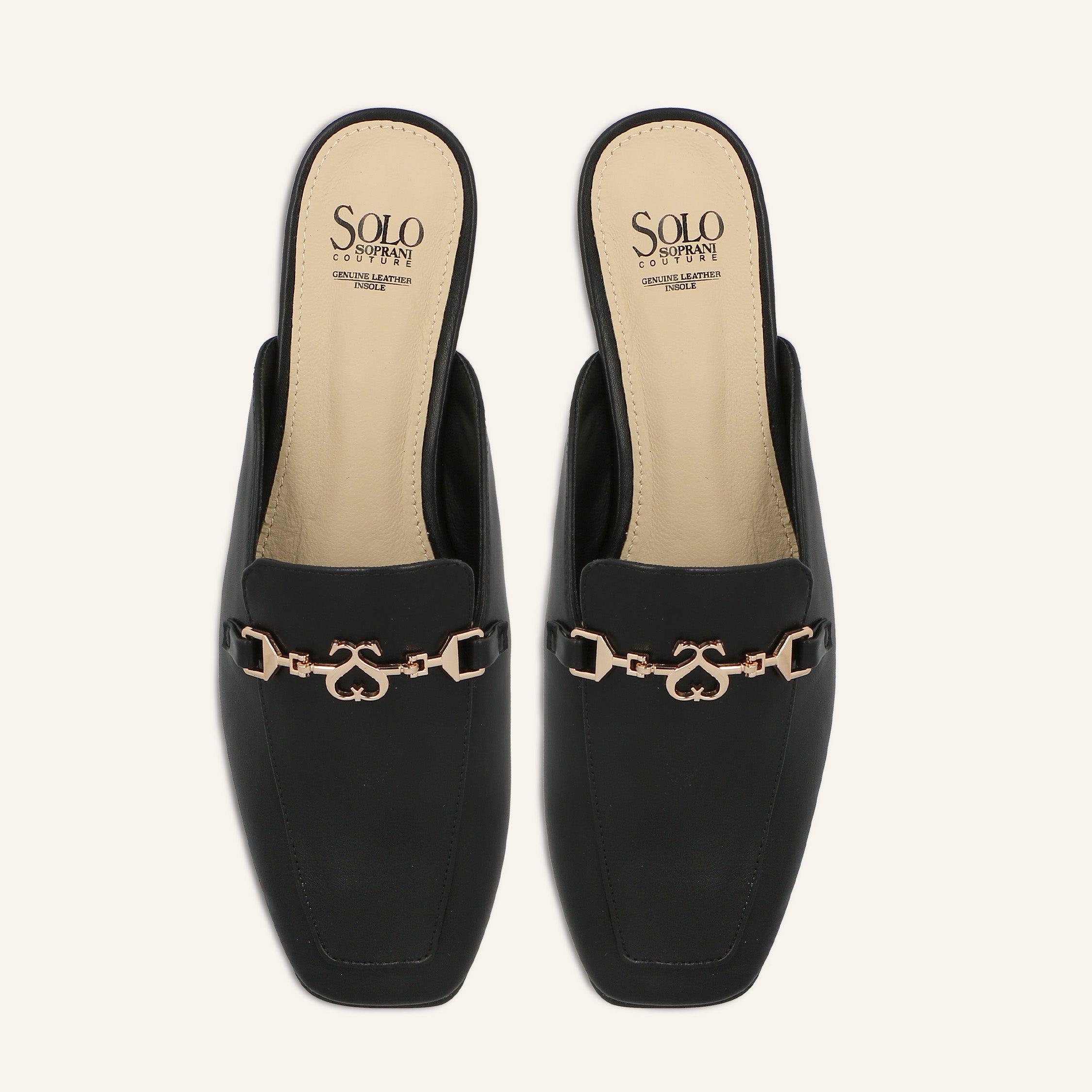 LILLY PU BLACK - SABOT DONNA