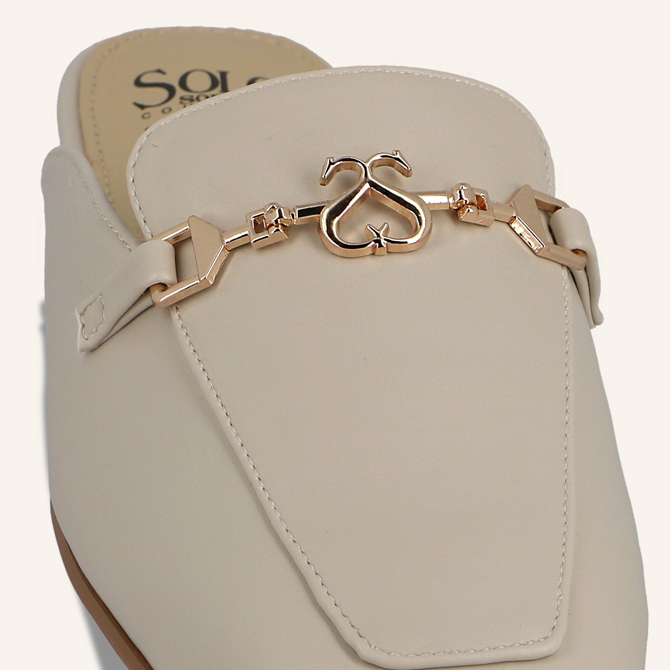 LILLY PU OFFWHITE- SABOT DONNA