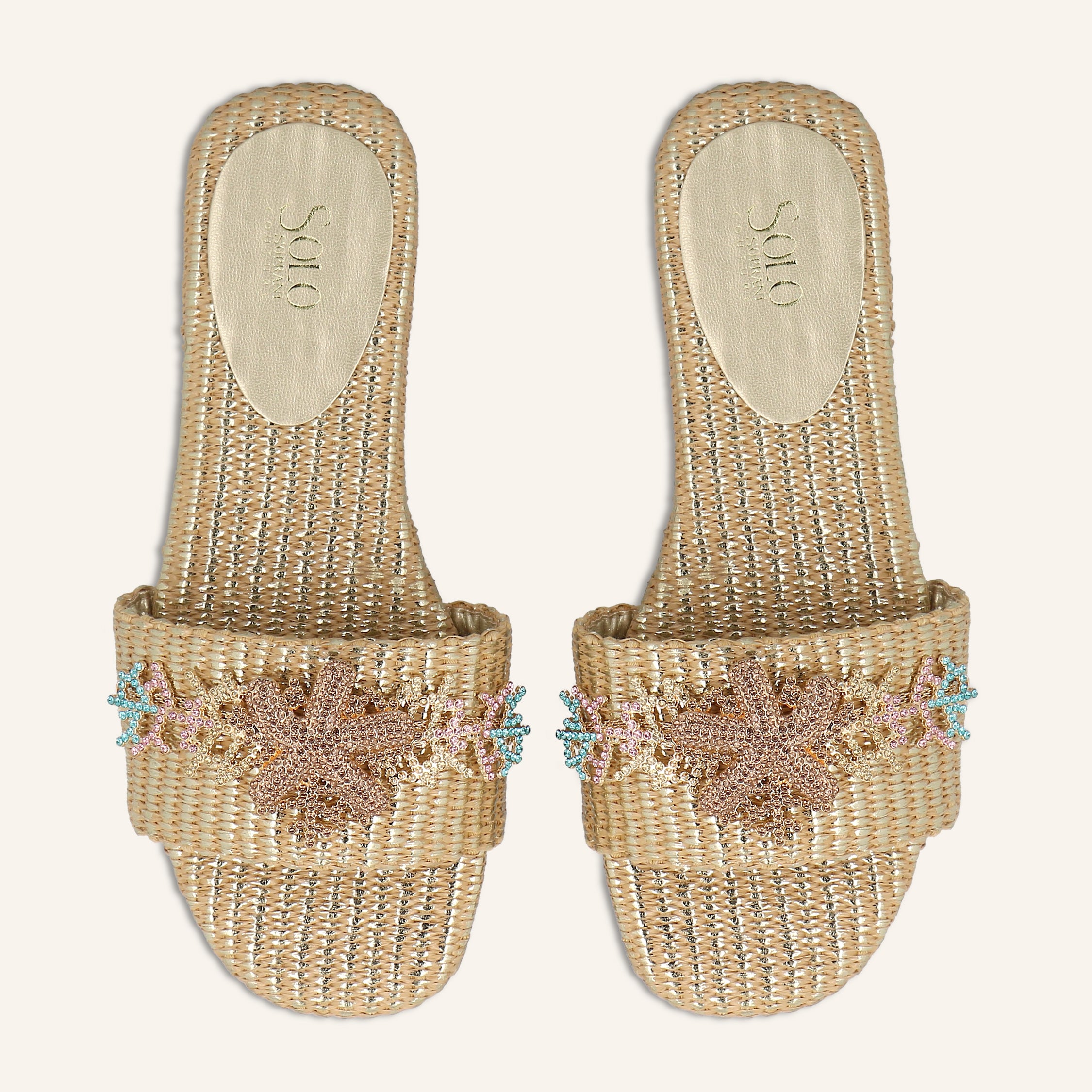 PARATEA METAL PU LT GOLD - SANDALO DONNA