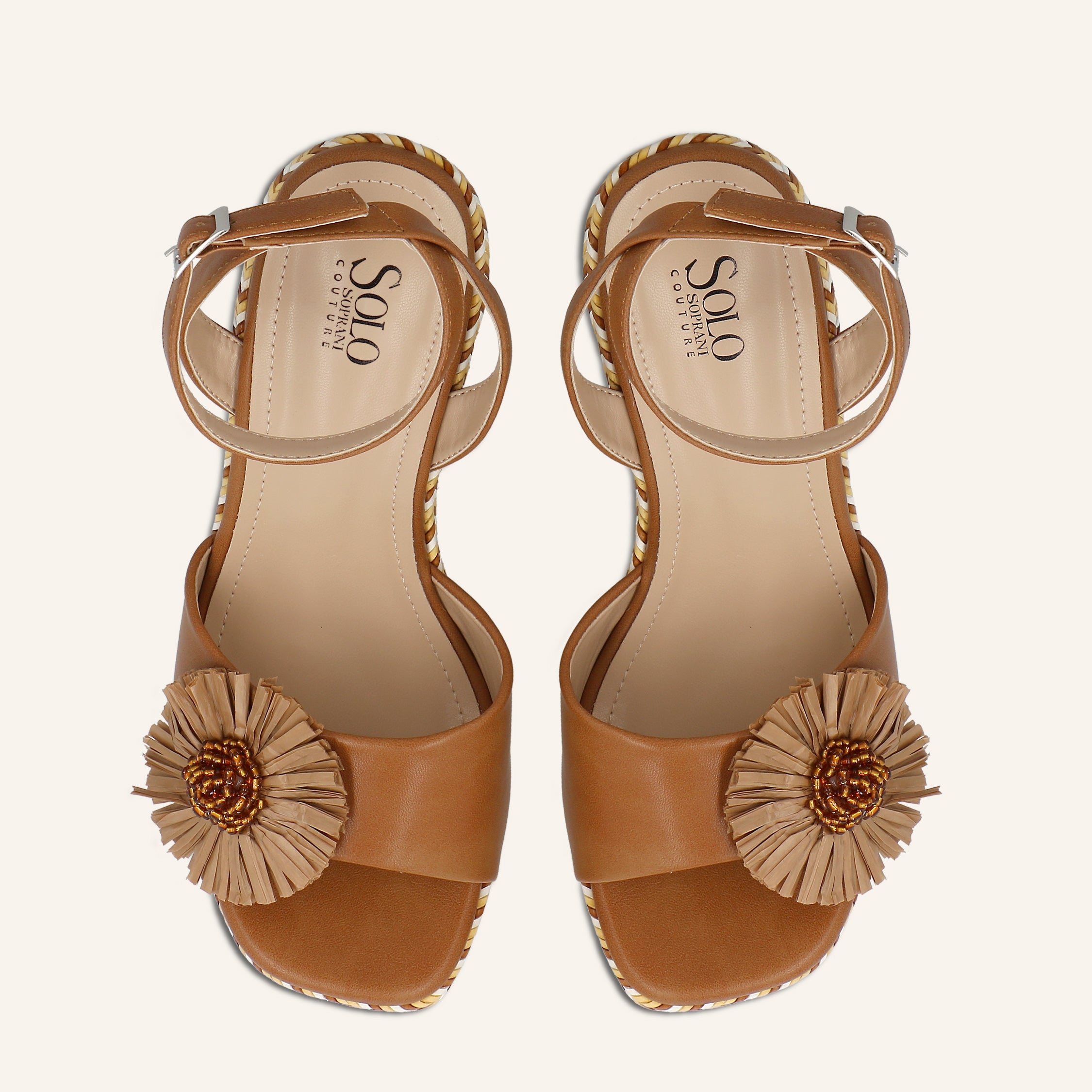 MORELIA NBK PATCH FLOWER CHOCOLATE - SANDALO DONNA