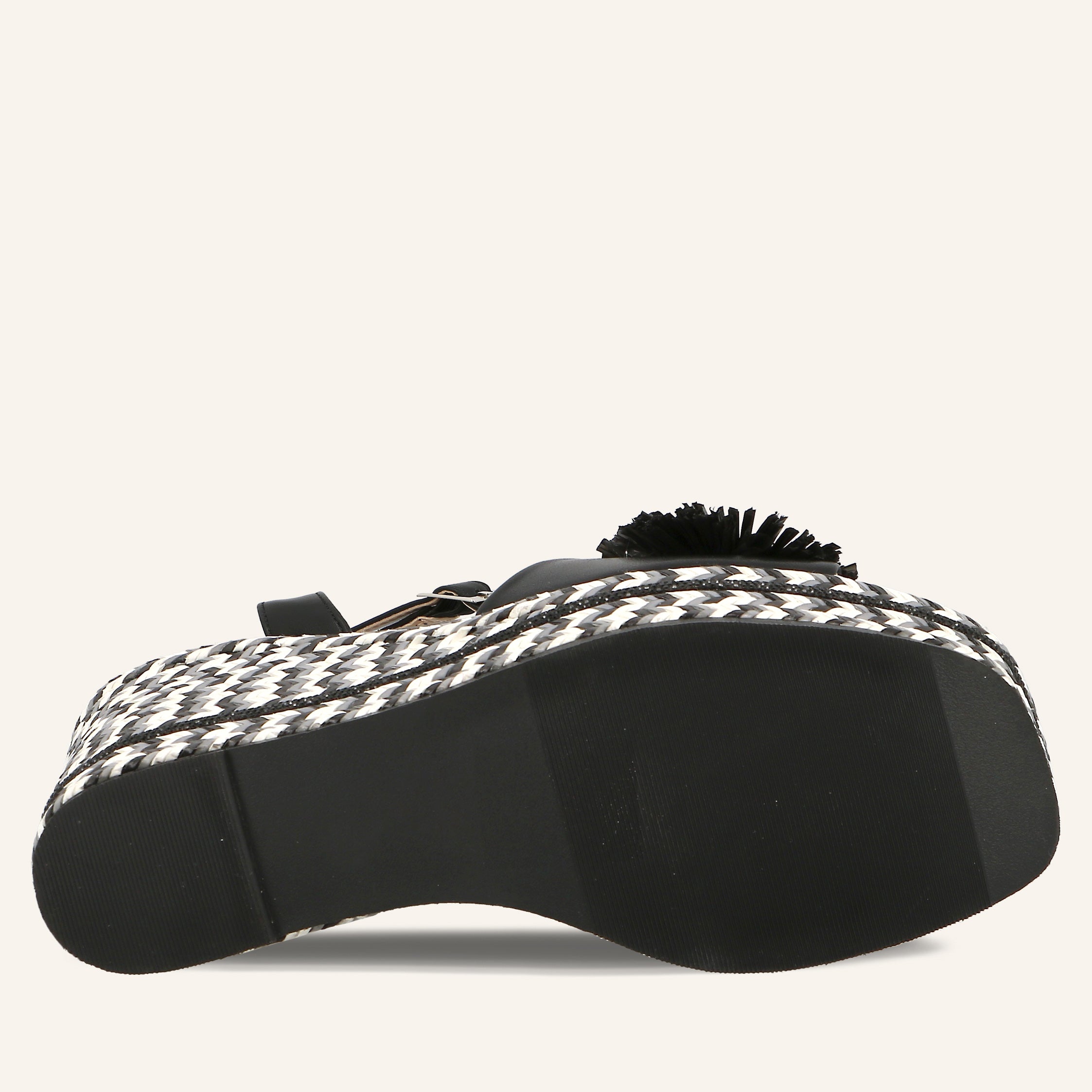 MORELIA NBK PATCH FLOWER BLACK - SANDALO DONNA