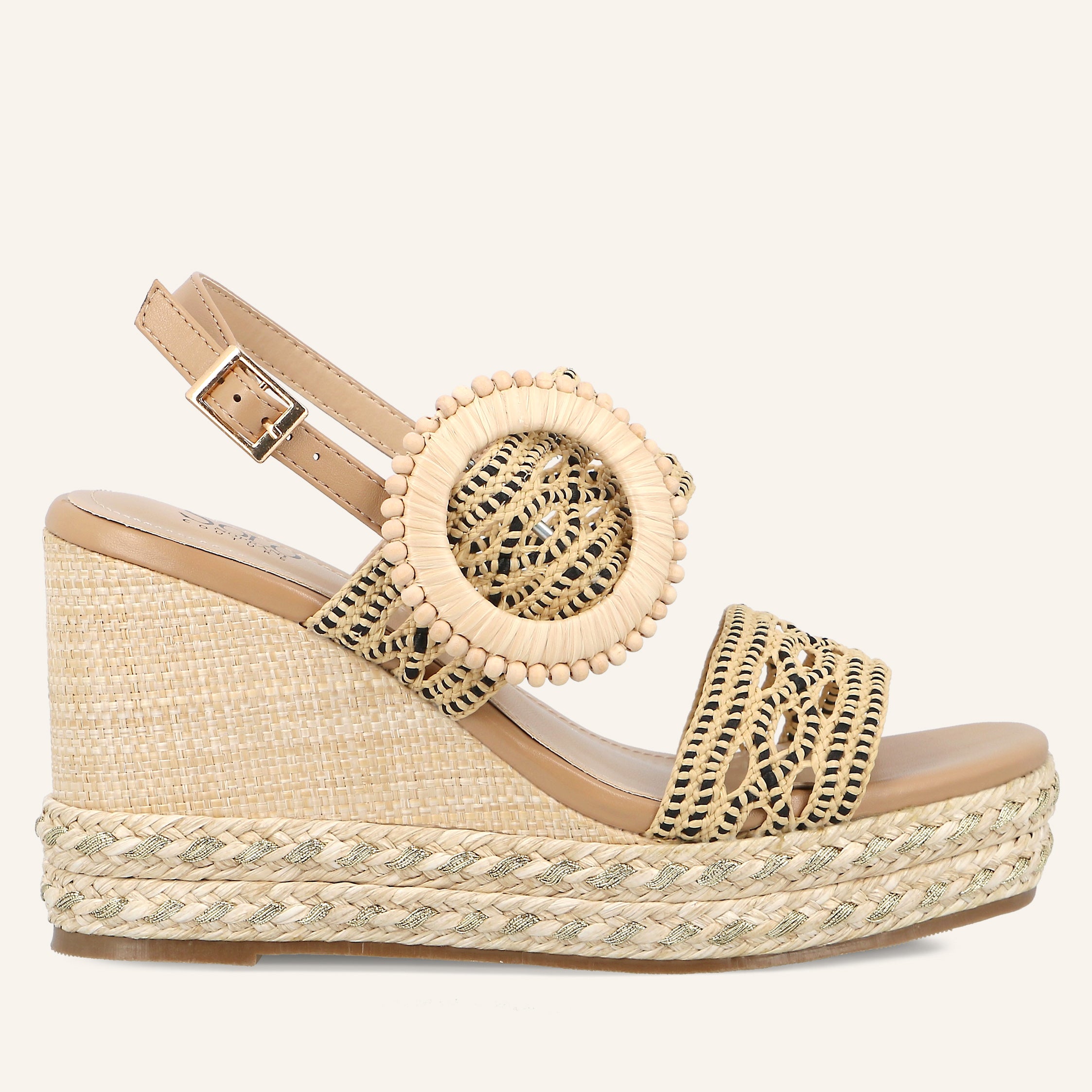 SANTIAGO RAFIA PAPYRUS - SANDALO DONNA