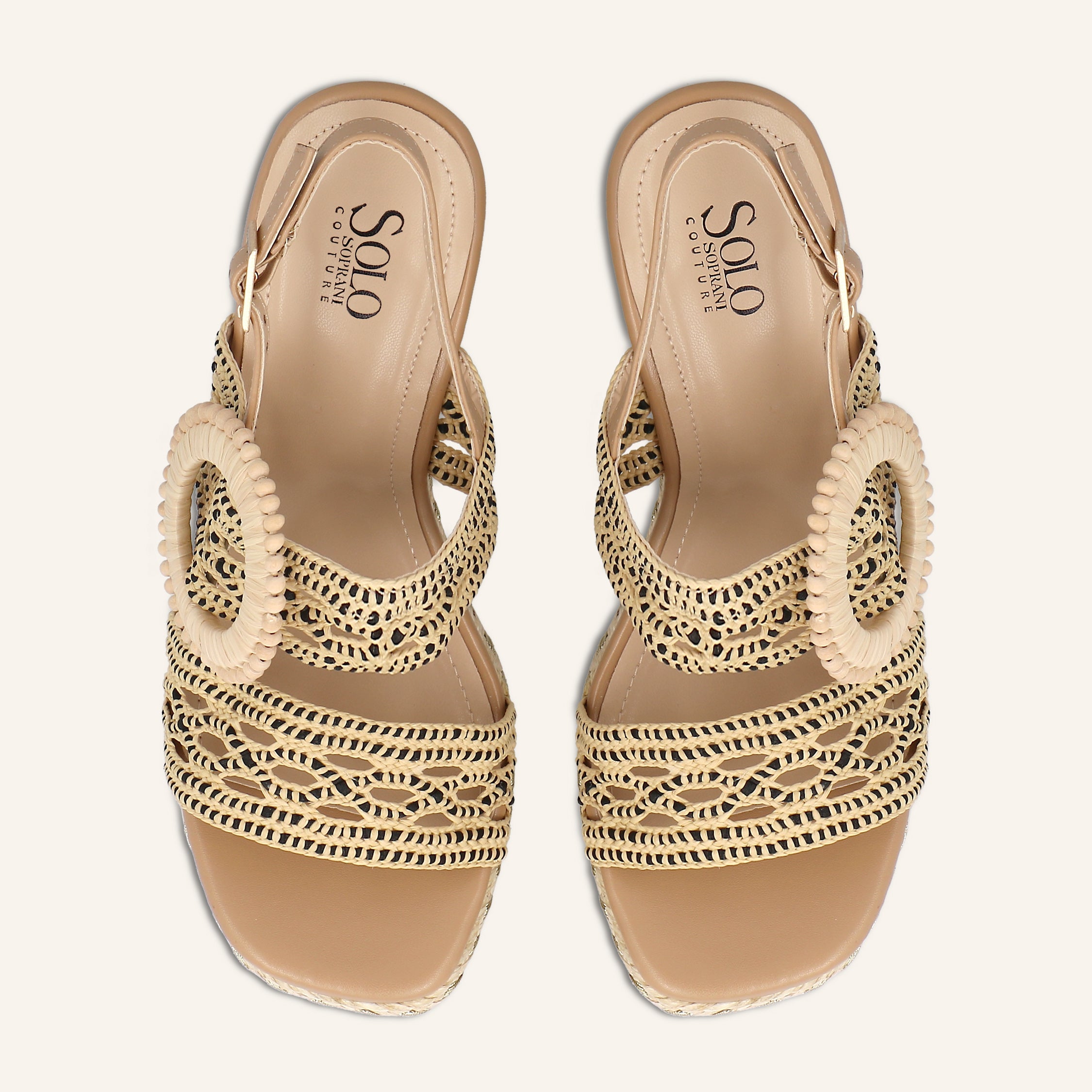 SANTIAGO RAFIA PAPYRUS - SANDALO DONNA