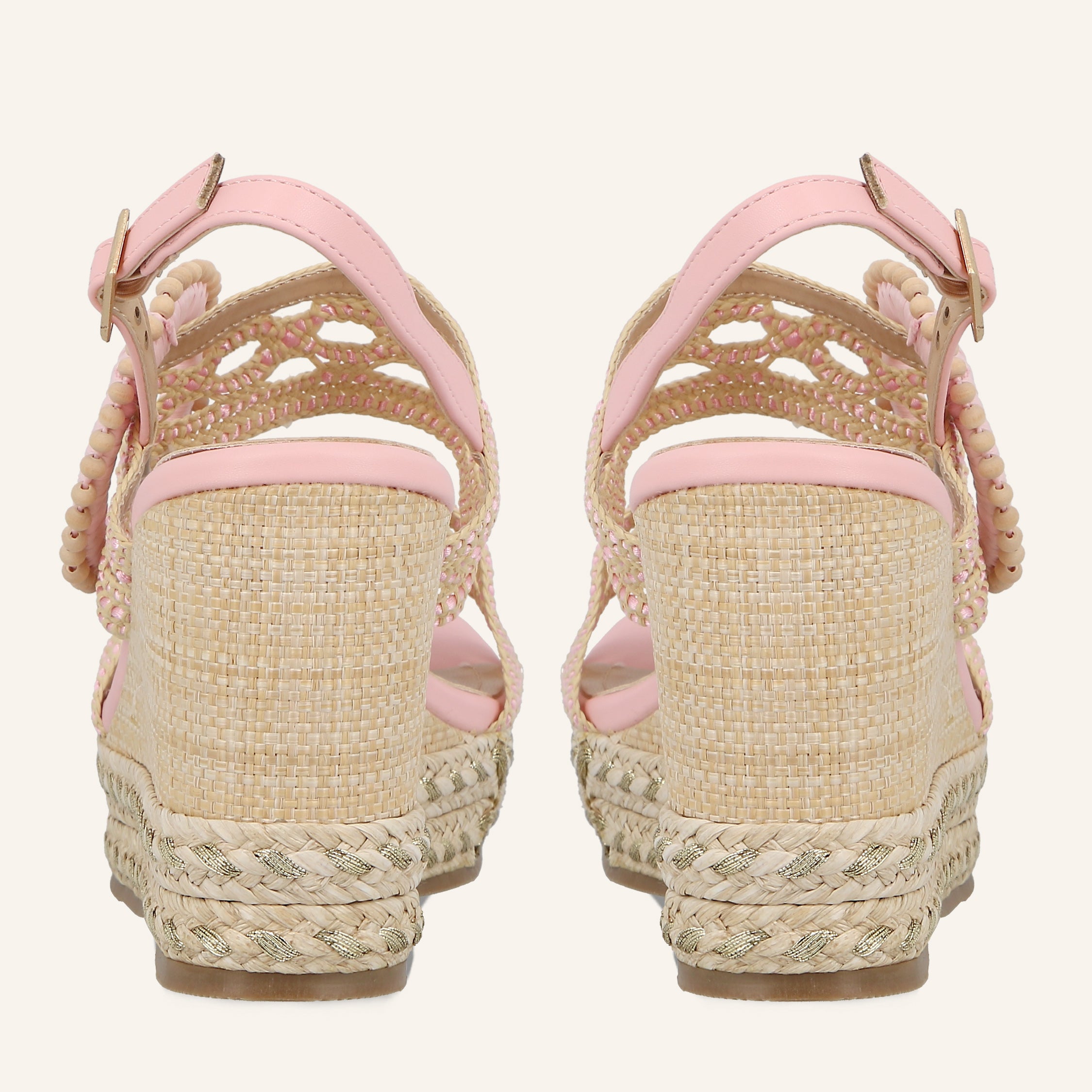 SANTIAGO RAFIA COQUILLE - SANDALO DONNA