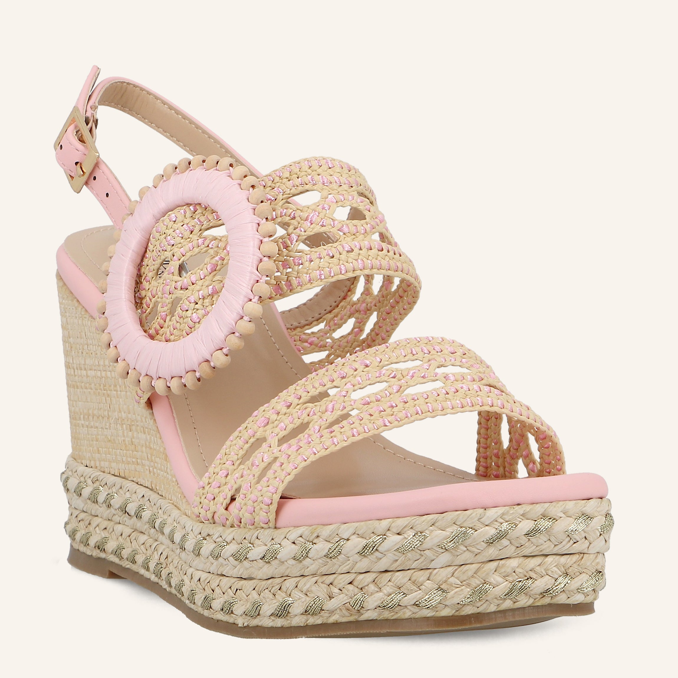 SANTIAGO RAFIA COQUILLE - SANDALO DONNA